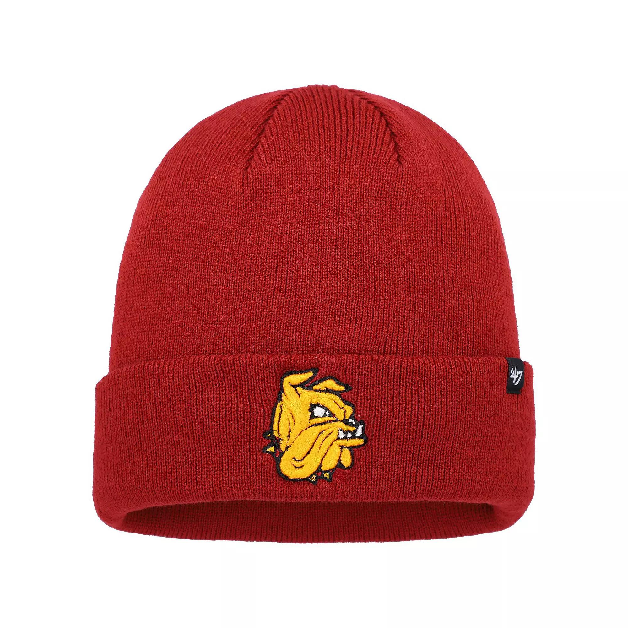 Men's '47 Maroon Minnesota Duluth Bulldogs Raised Cuffed Knit Hat, Umd Red Product Image