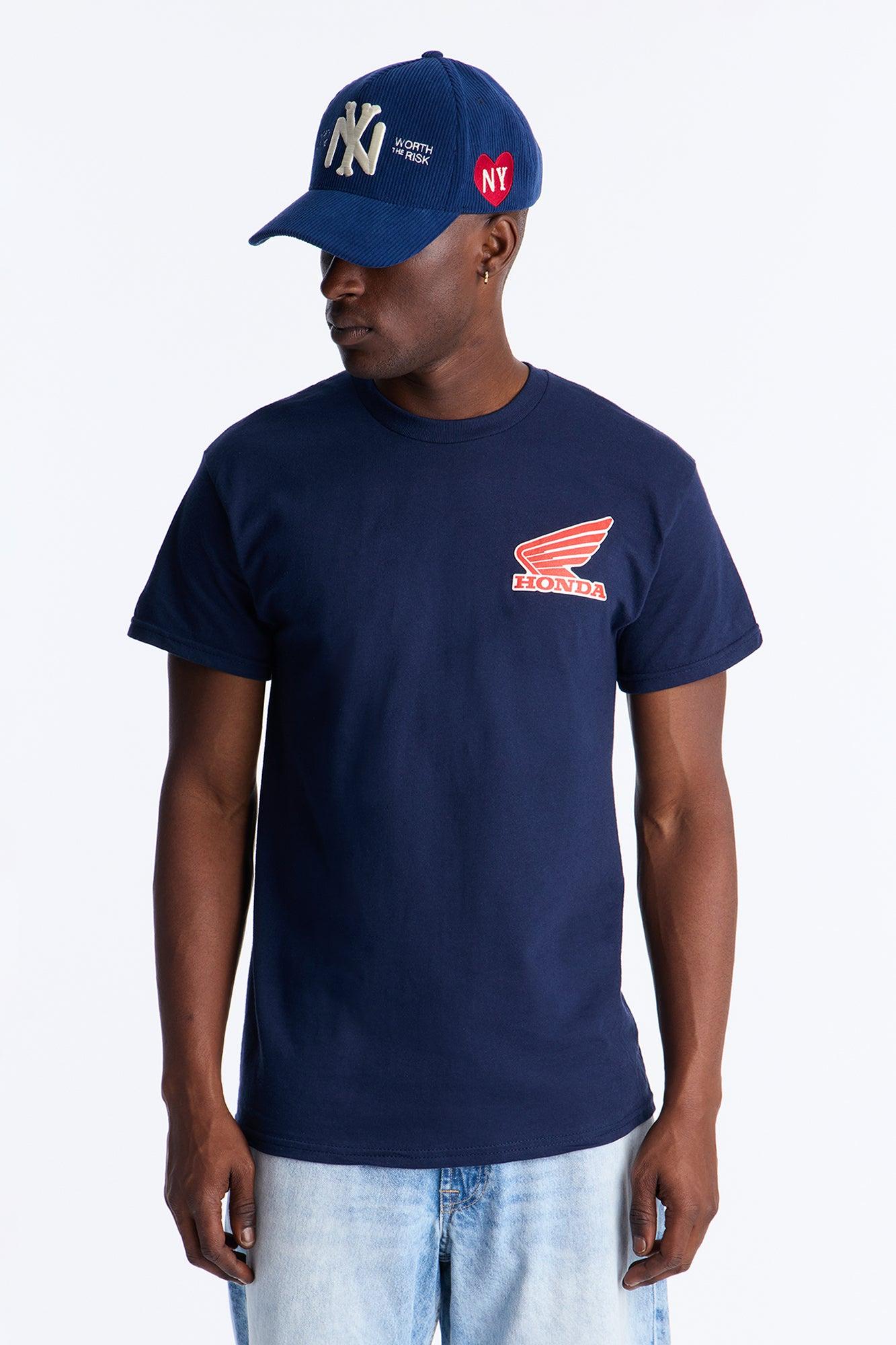 Honda SuperCub Short Sleeve Tee - Navy Product Image