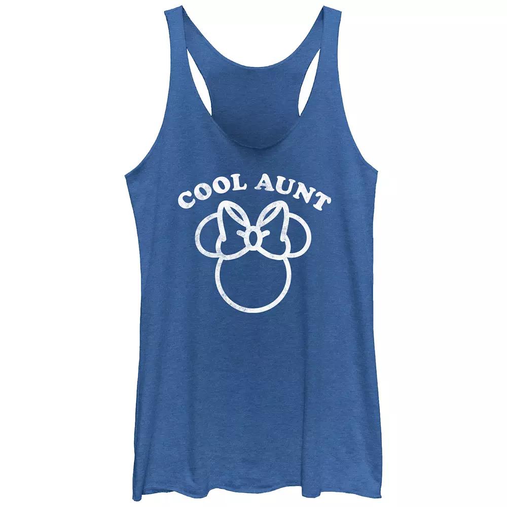 Disney's Minnie Mouse Cool Aunt Women's Racerback Tank Top,  Product Image