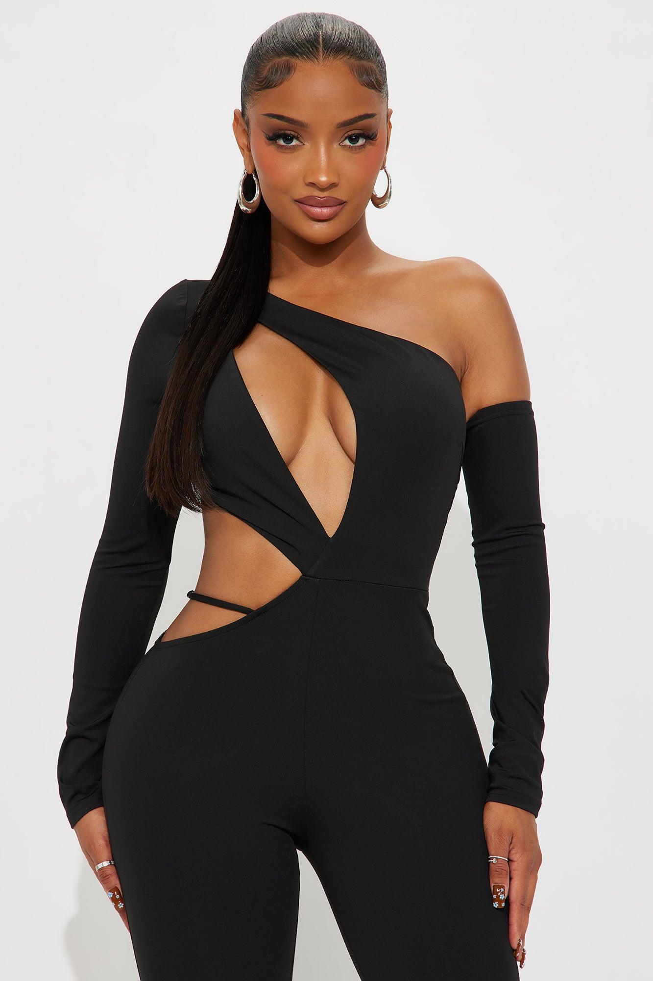 Get It Right Jumpsuit - Black Female Product Image