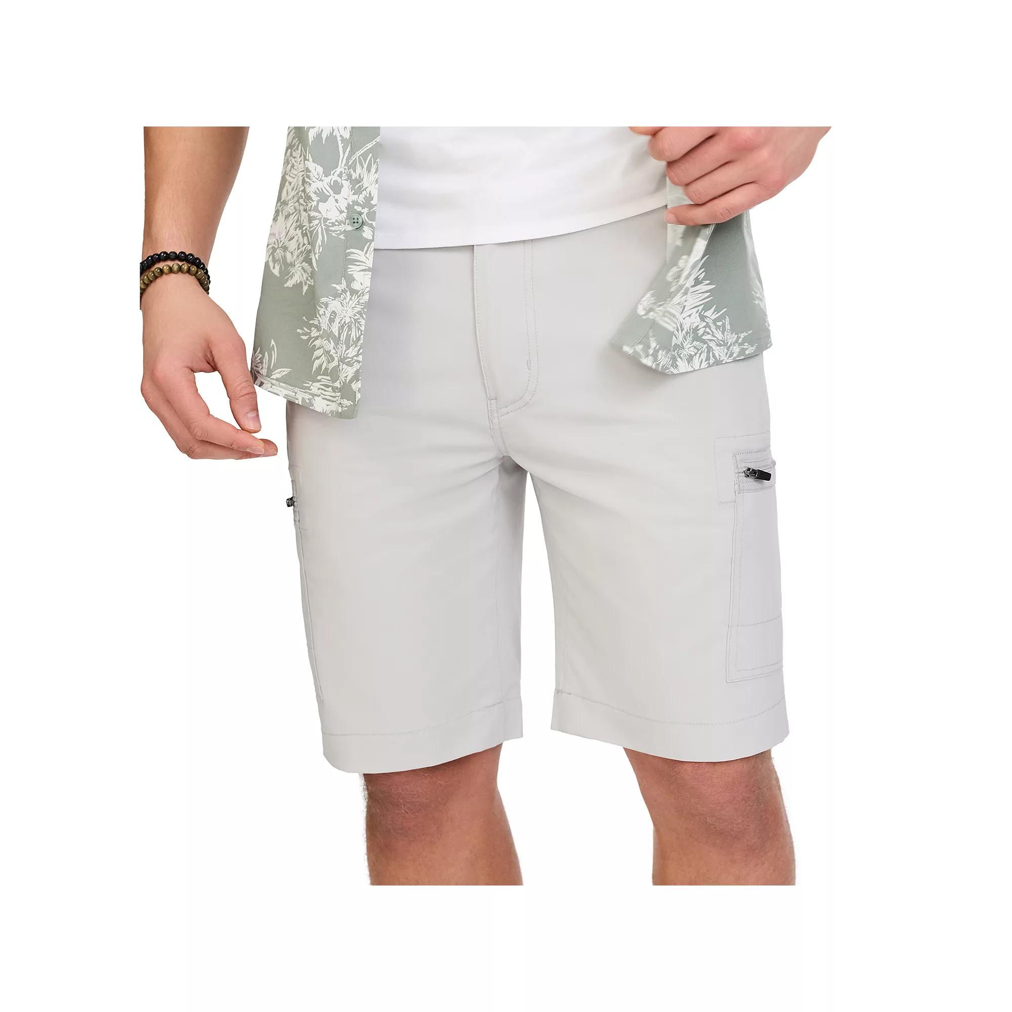 Men's WEARFIRST Seaside 10" Cargo Shorts, Size: 34, Grey Chino Product Image