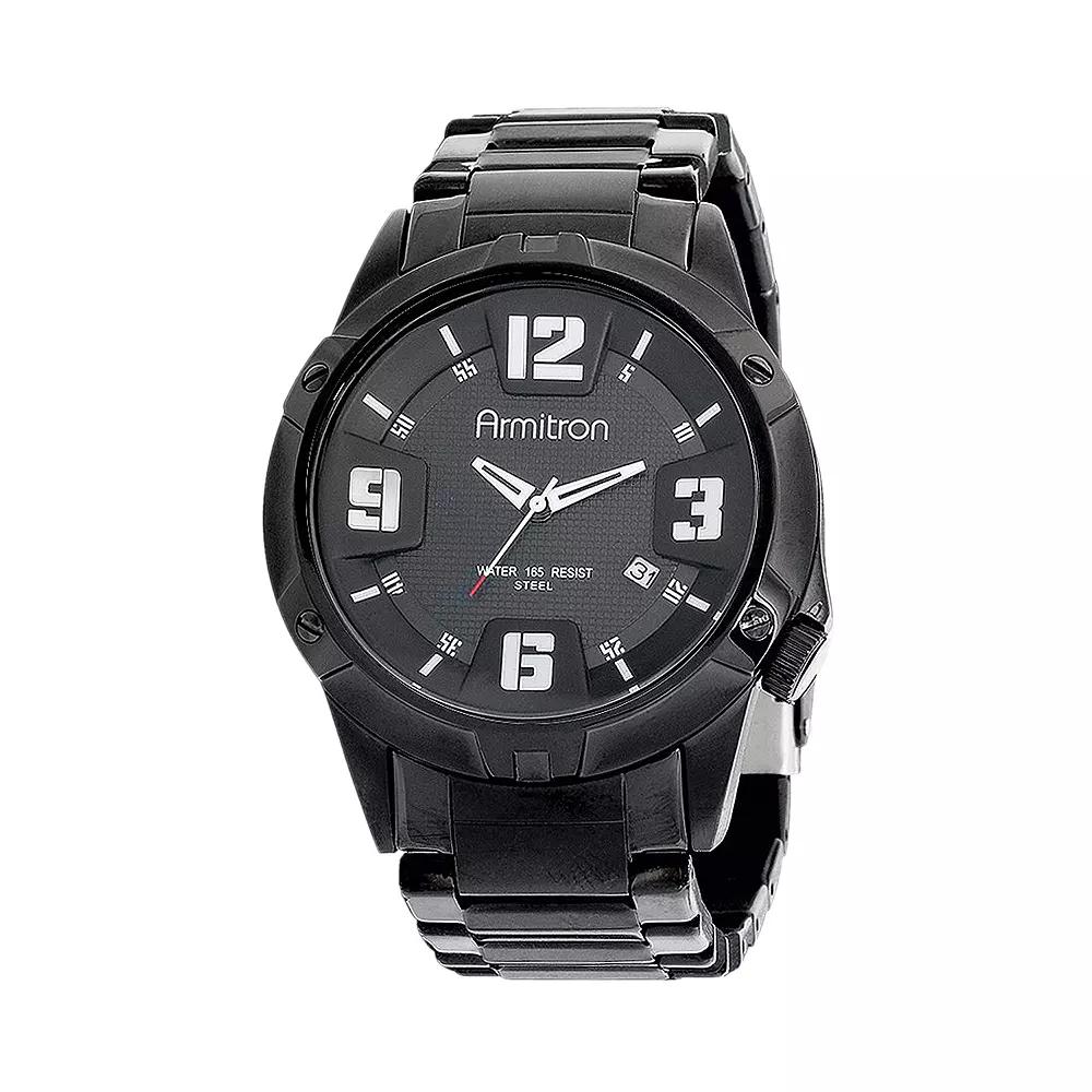 Armitron Men's Stainless Steel Watch - 20/4692BKTI, Size: Large, Black Product Image