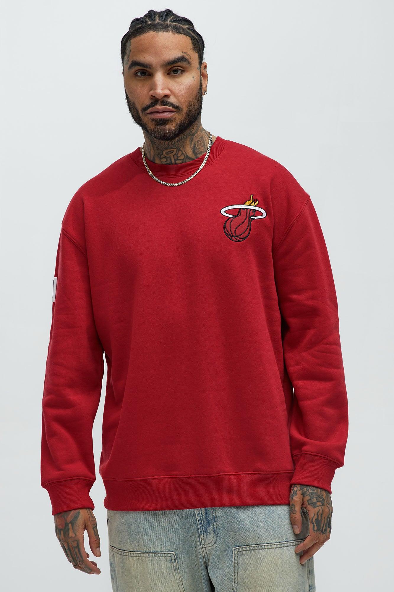 Heat Loud Crewneck Sweatshirt - Burgundy Product Image