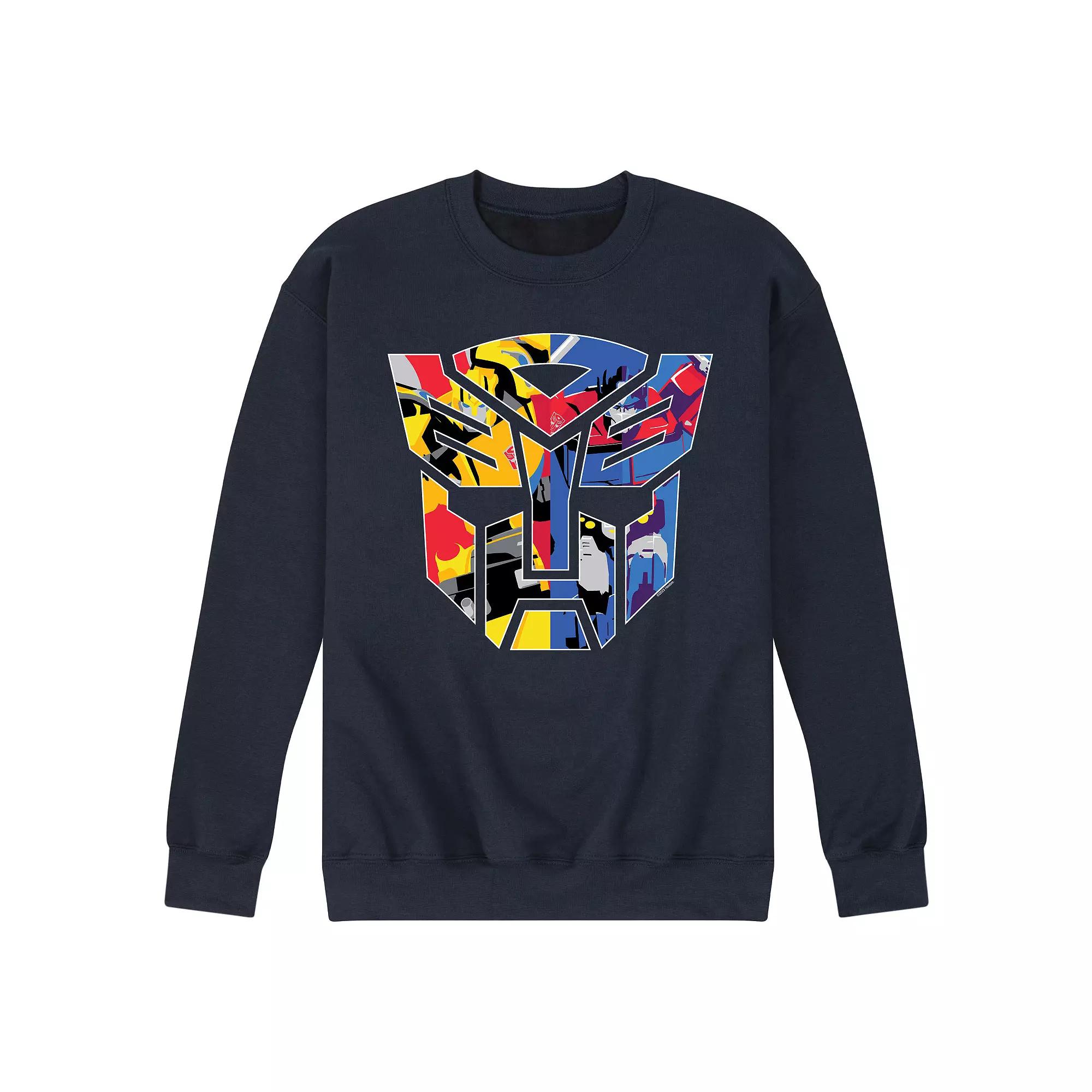 Men's Transformers Logo Fleece Sweatshirt,  Product Image