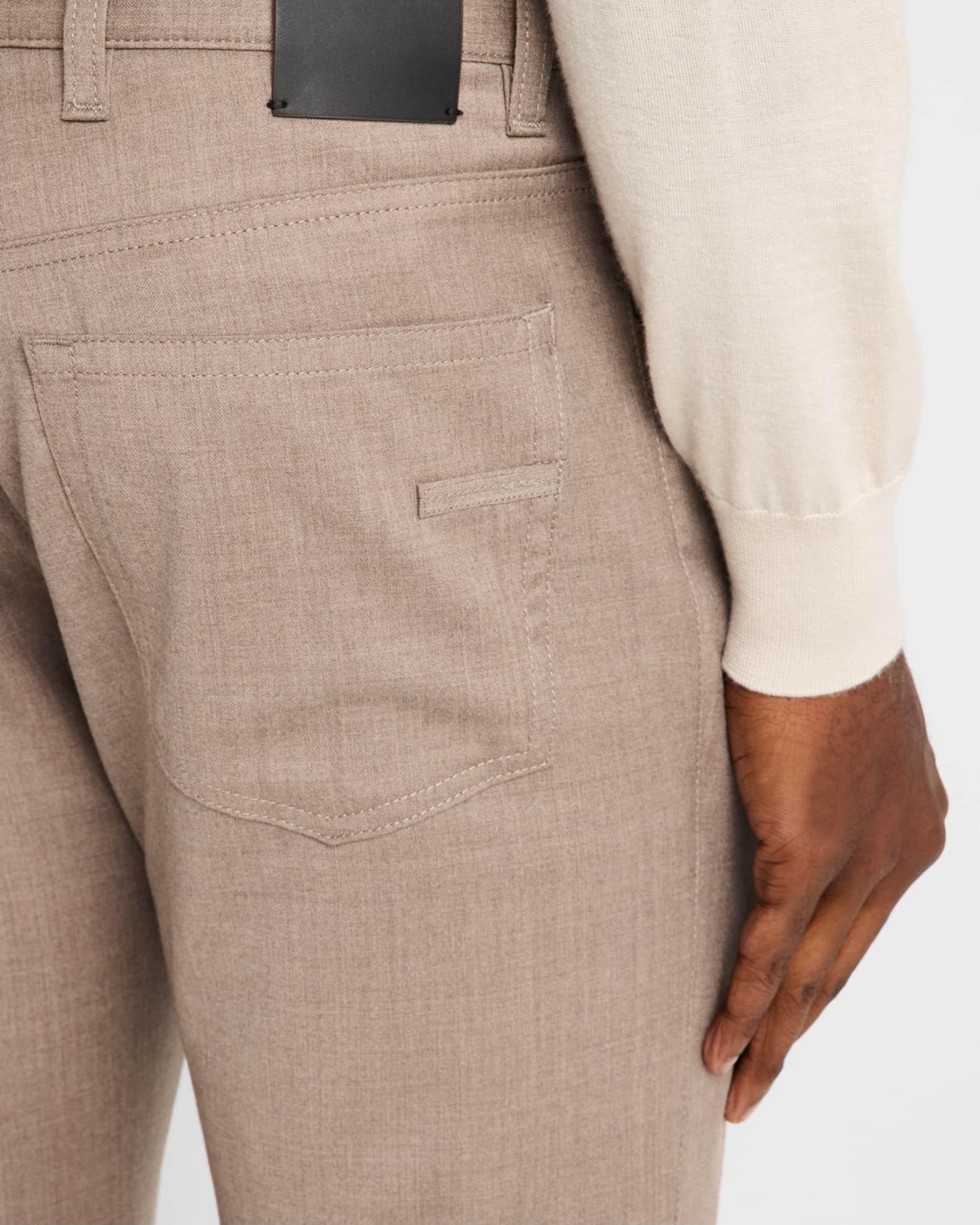 Men's Wool Flannel Five-Pocket Pants Product Image