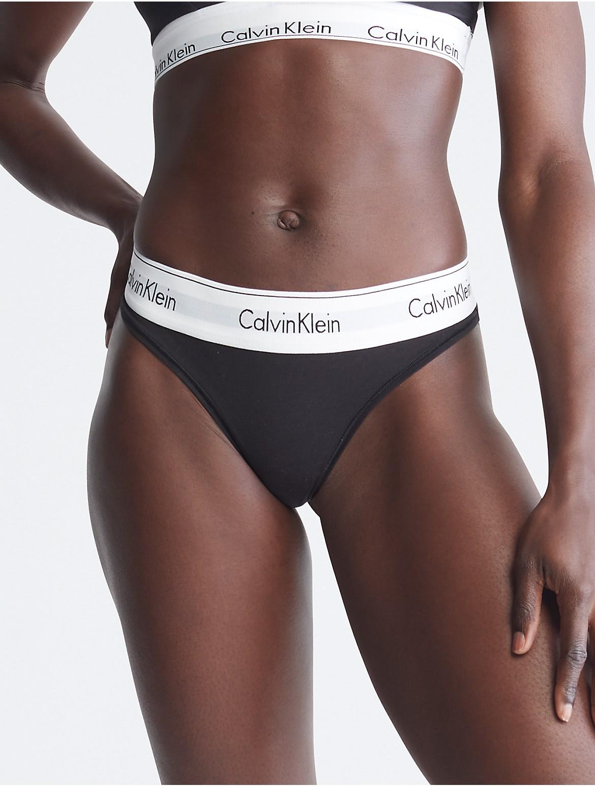 Calvin Klein Womens Icon Cotton Modal Thong Product Image