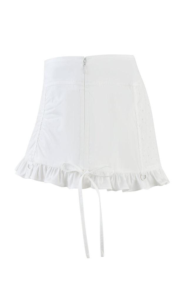WREN MINI SKIRT - WHITE Product Image