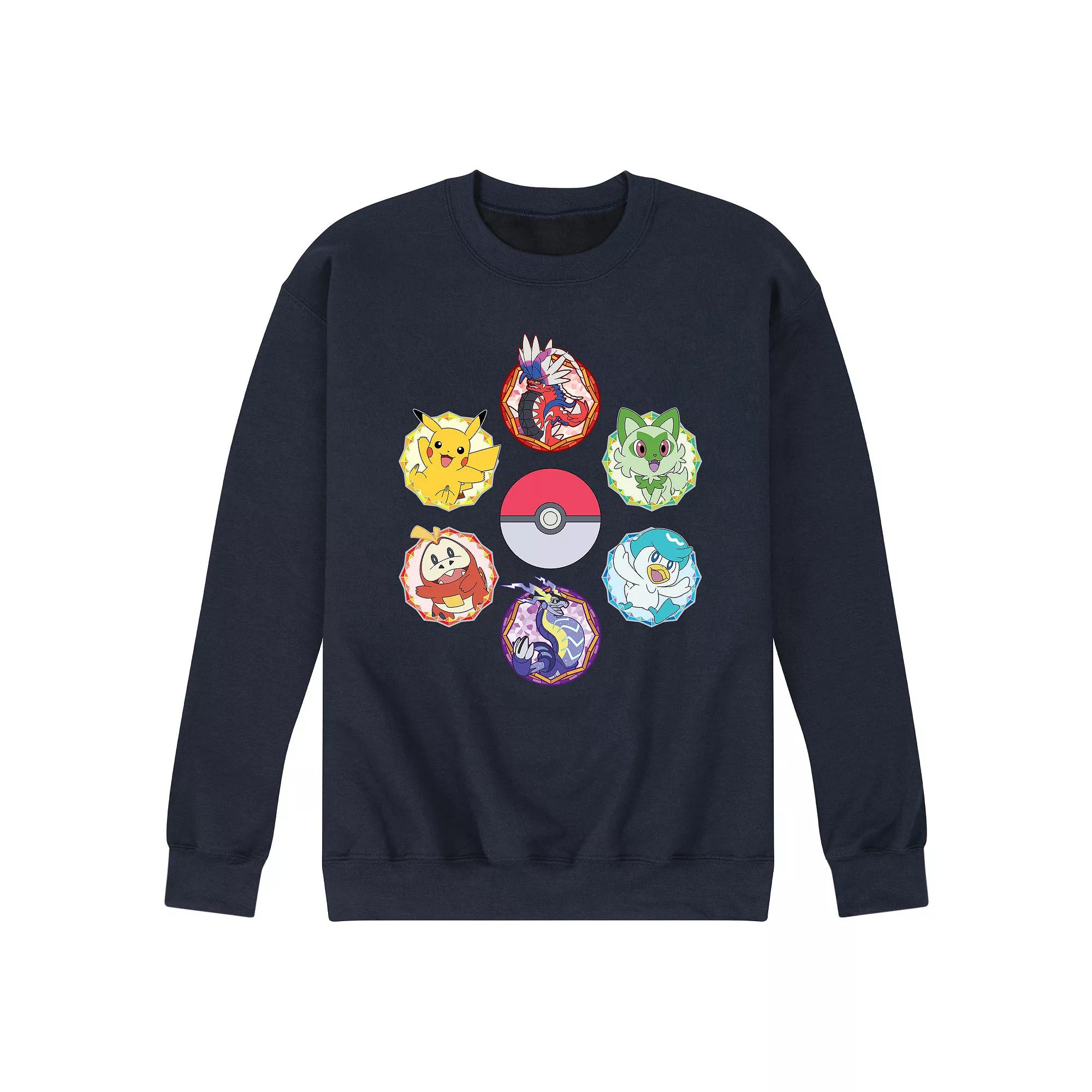 Men's Pokemon Sparkle Badges Fleece,  Product Image
