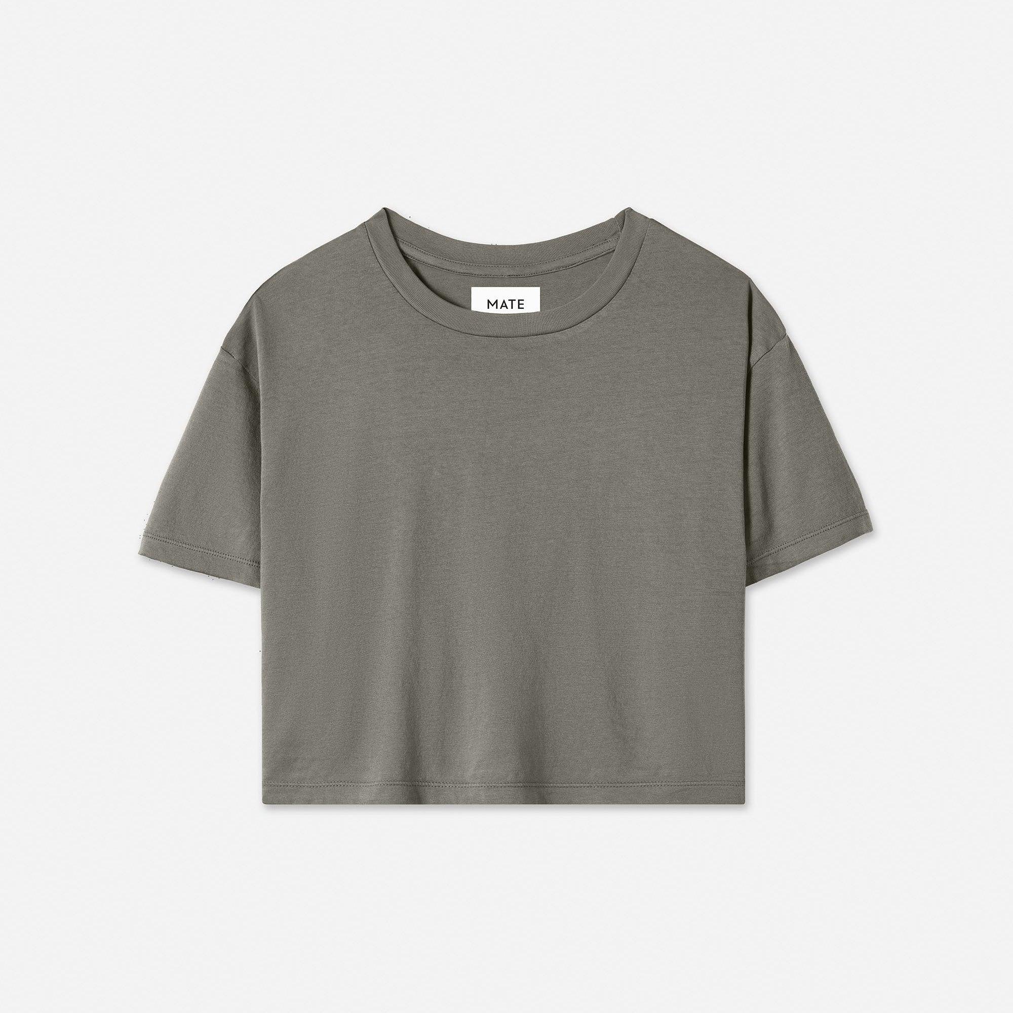 Organic Cotton Relaxed Crop Tee Female Product Image