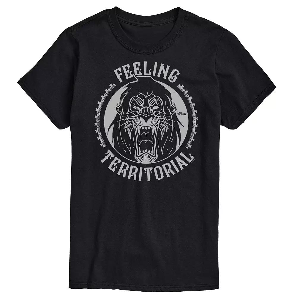Disney Villains Scar Men's Feeling Territorial Graphic Tee,  Product Image