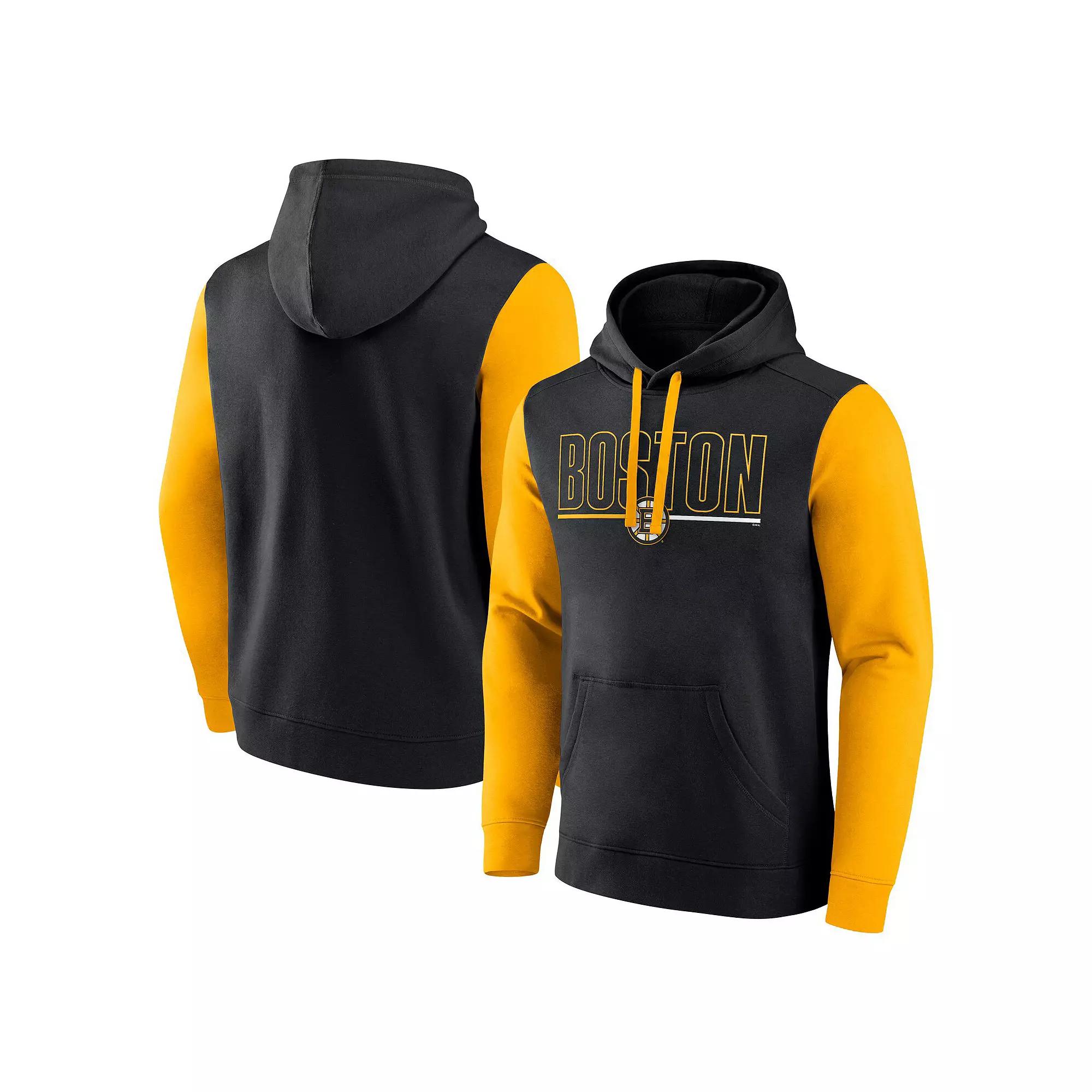 Men's Black Pittsburgh Penguins Deliver Fleece Pullover Hoodie,  Product Image