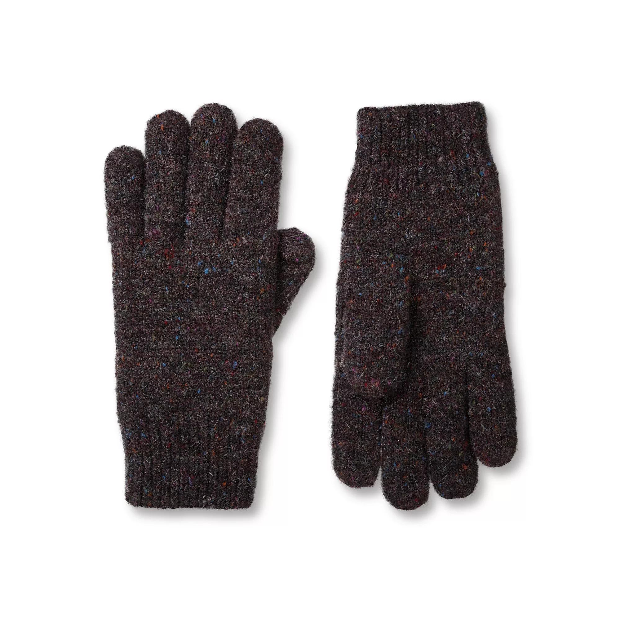 Women's isotoner Recycled Knit Touch Screen Gloves, Grey Product Image