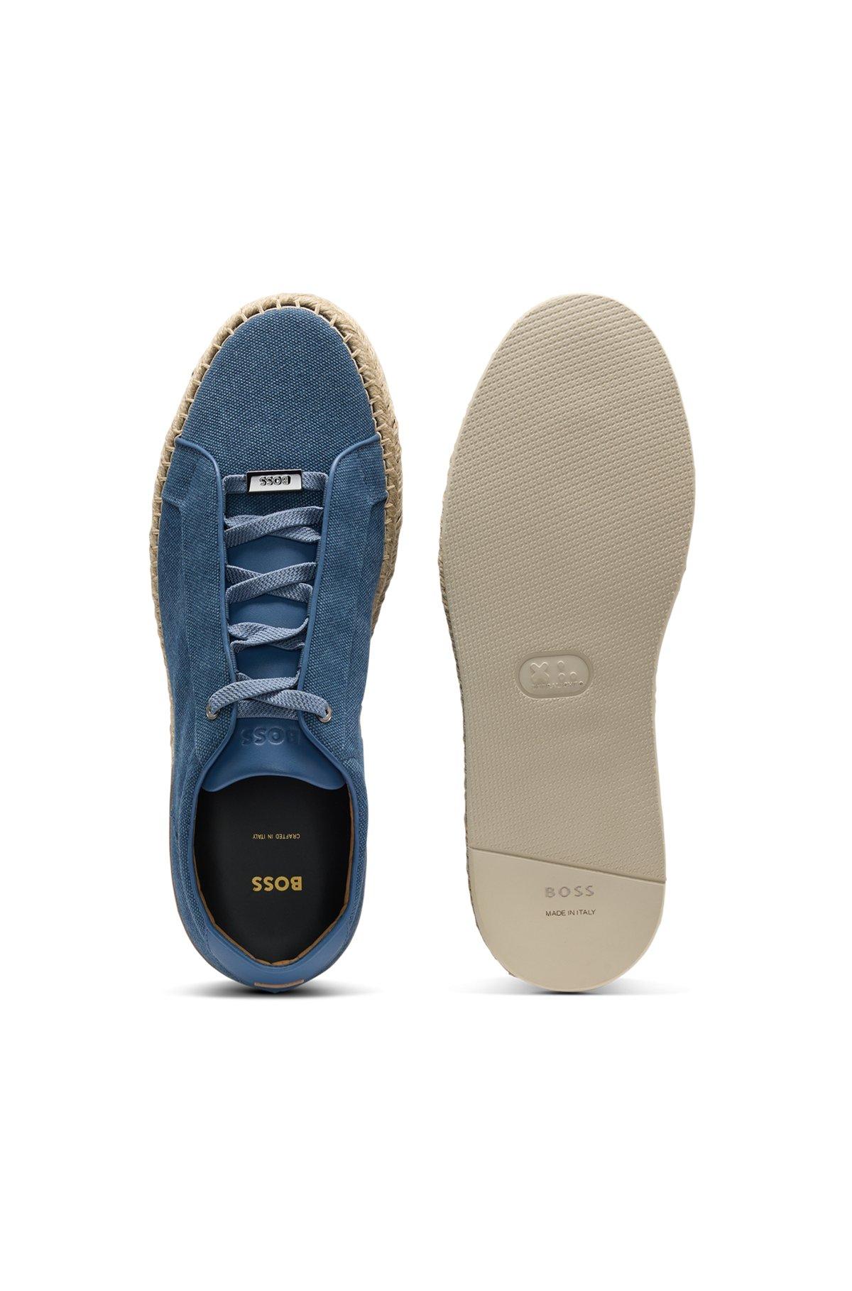 BOSS - Gary EXTRALIGHT sneakers with hidden laces - Blue Product Image