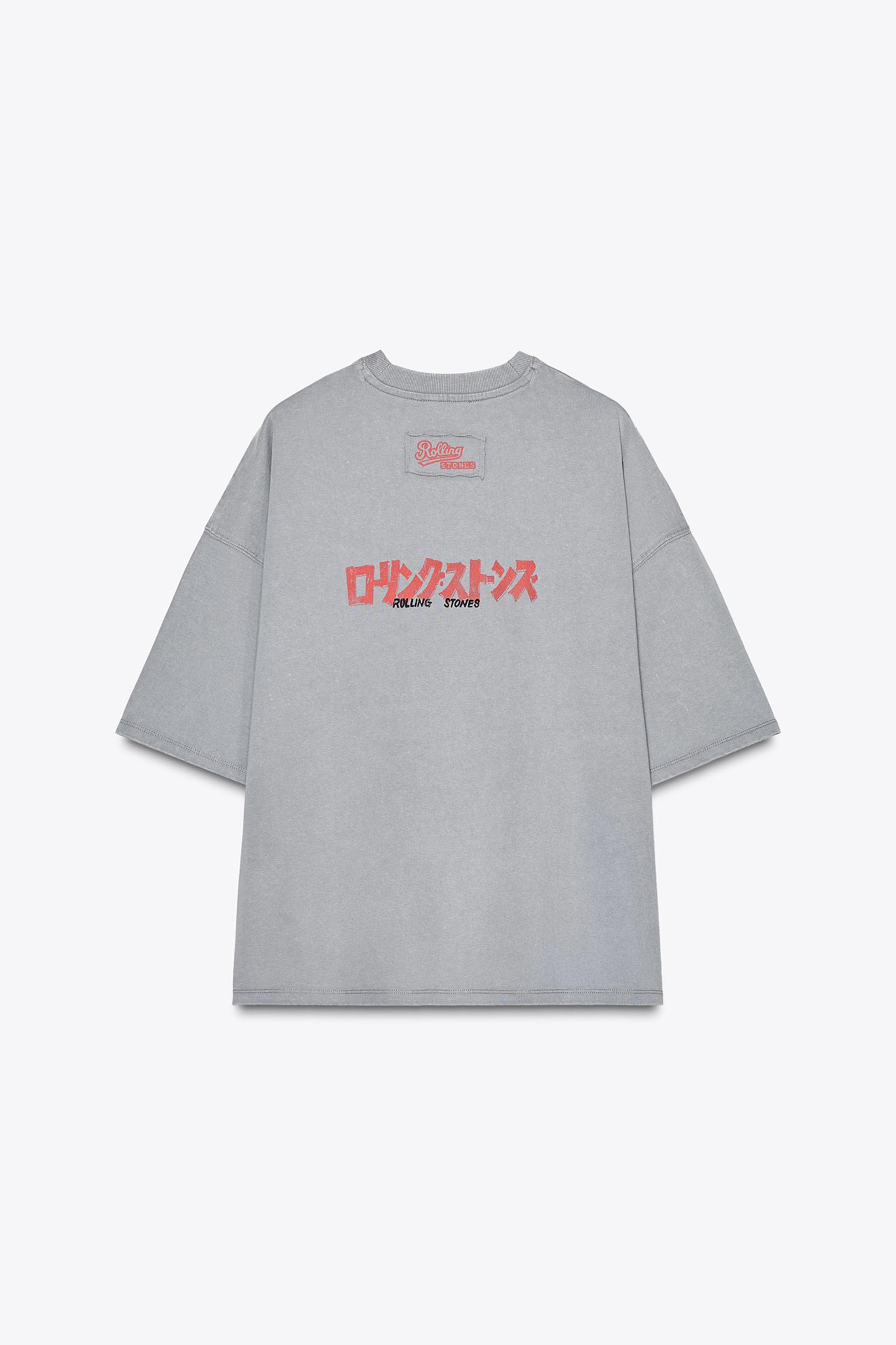 THE ROLLING STONES WASHED EFFECT T-SHIRT Product Image