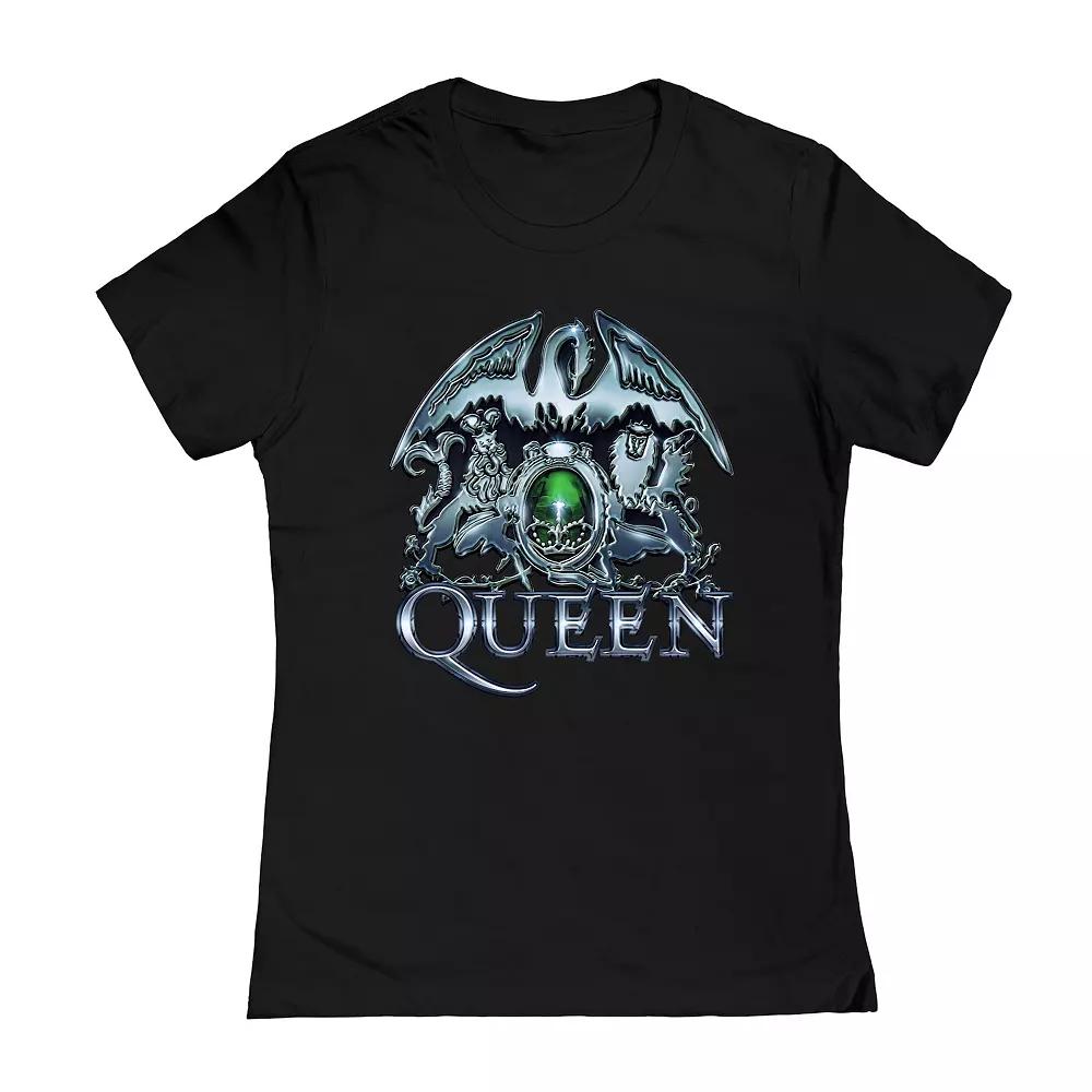 Juniors' Queen New Logo Graphic Tee, Girl's, Size: Small, Black Product Image