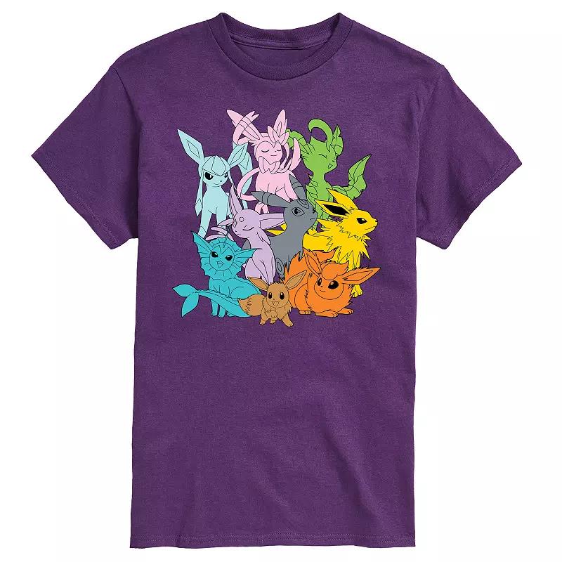 Big & Tall Pokemon Every Eeveelution Graphic Tee, Men's,  Product Image