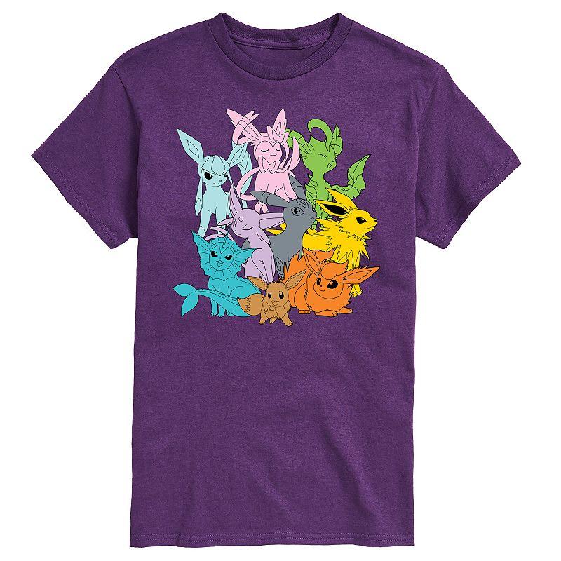 Big & Tall Pokemon Every Eeveelution Graphic Tee, Men's,  Product Image