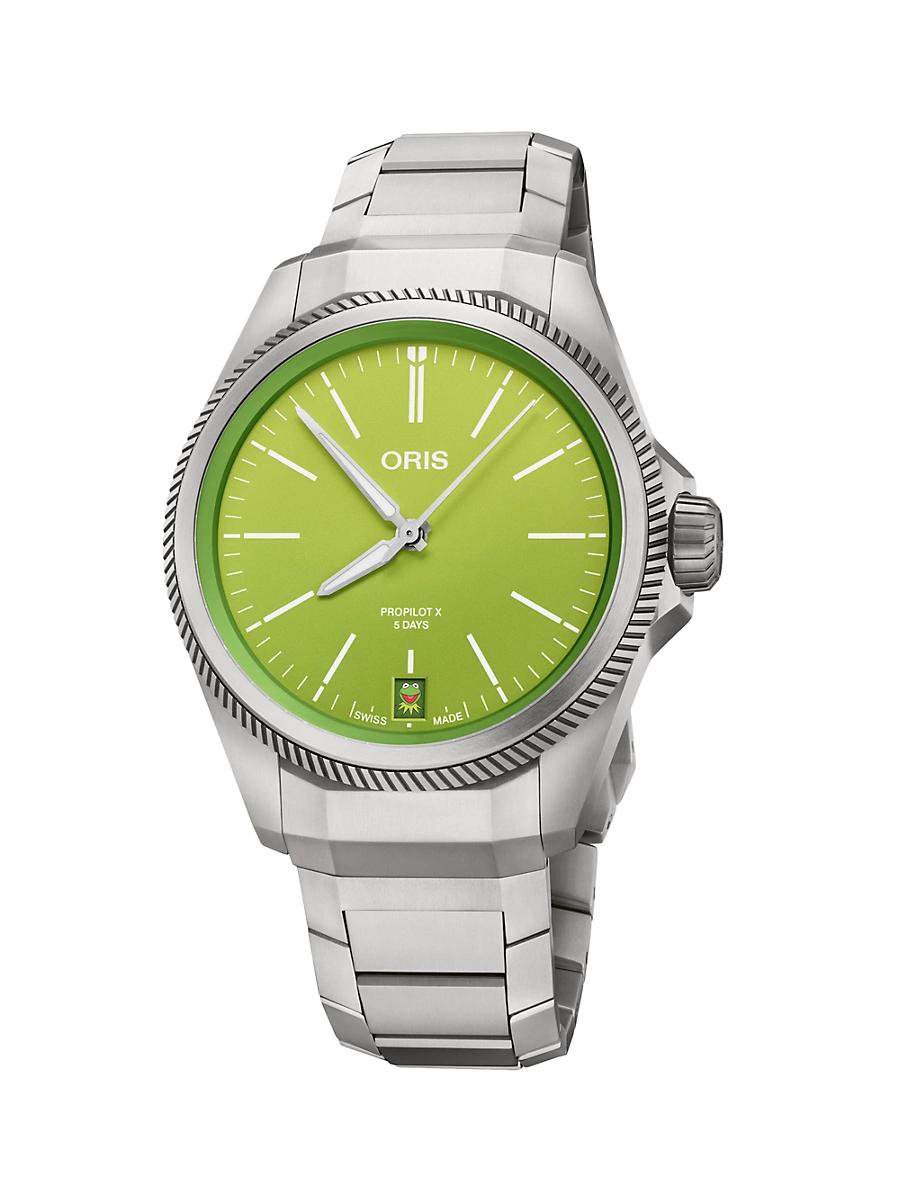 Mens Propilot X Kermit Edition Titanium Bracelet Watch/39MM Product Image