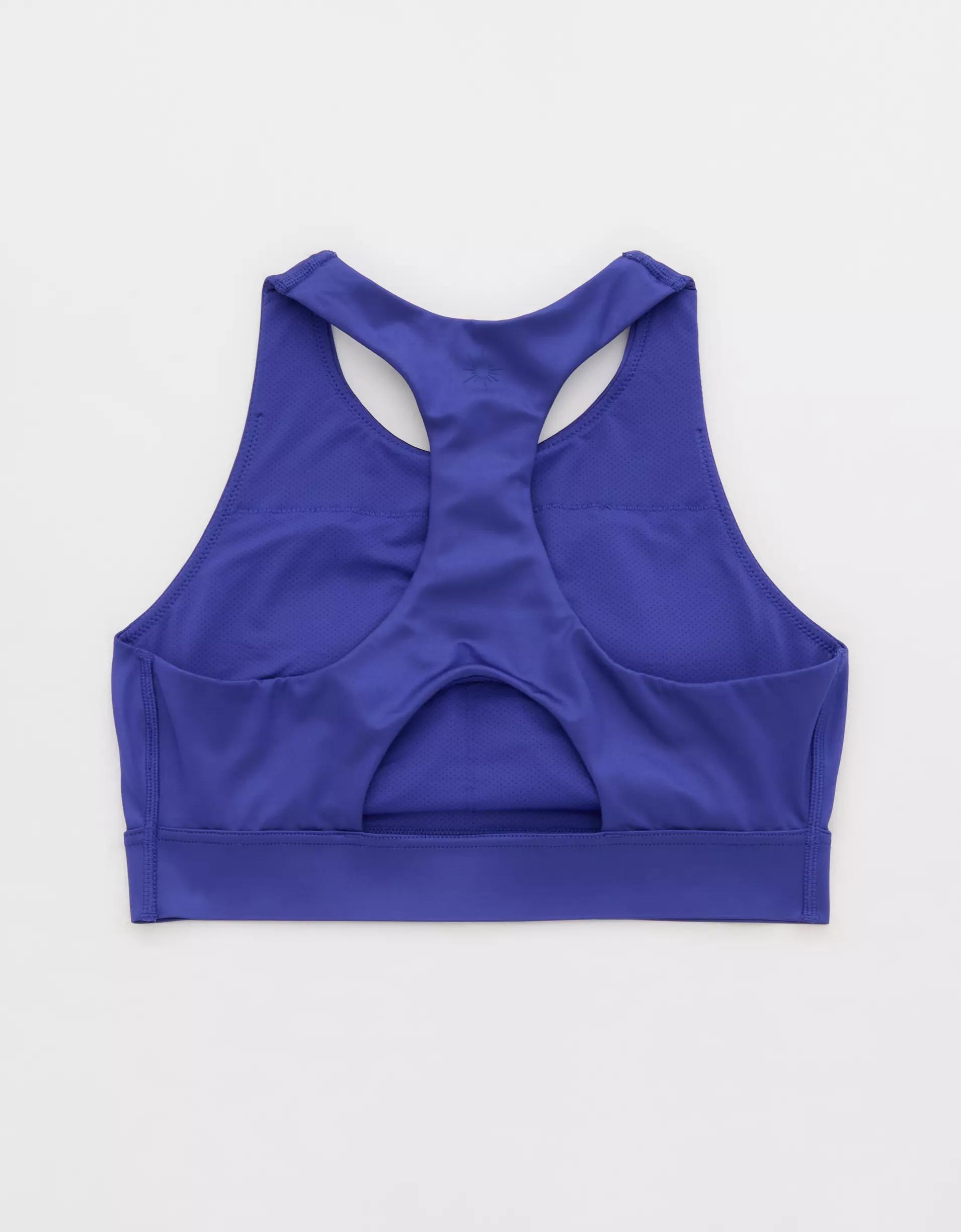 OFFLINE By Aerie Goals Gloss High Neck Sports Bra Product Image