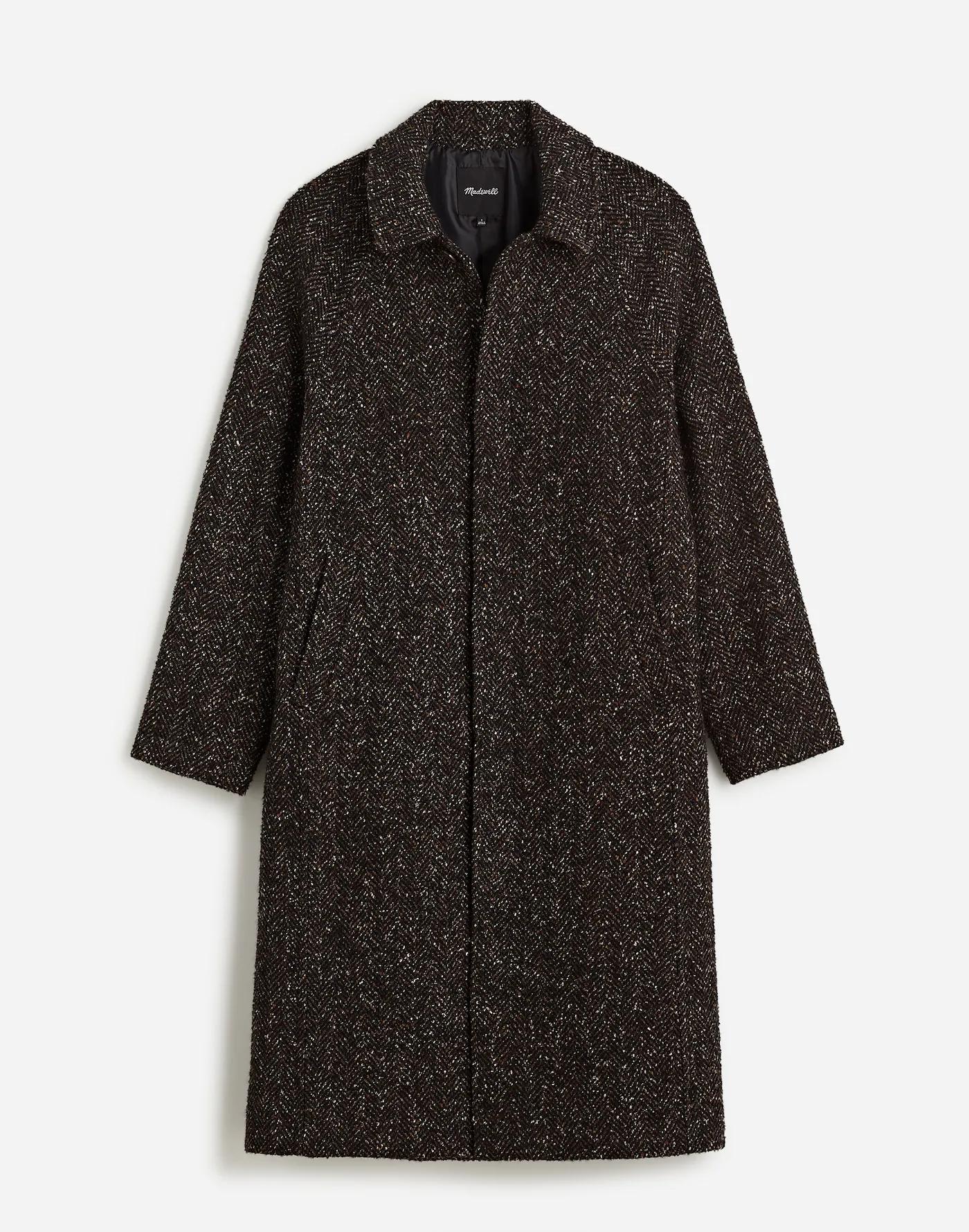 Raglan-Sleeve Topcoat in Italian Fabric Product Image