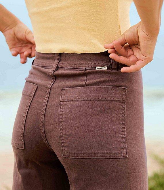 Billabong Free Fall High Rise Wide Leg Pants Product Image