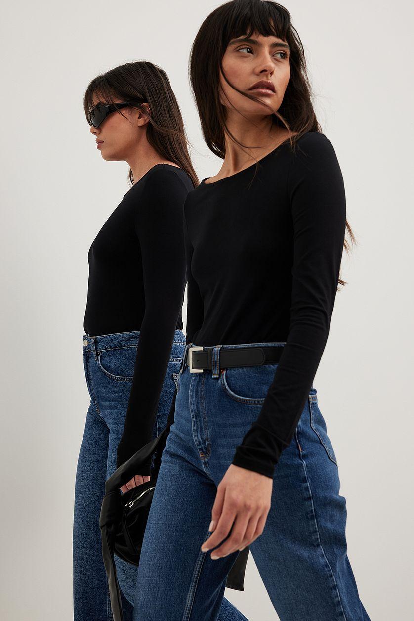 Straight High Waist Jeans Product Image