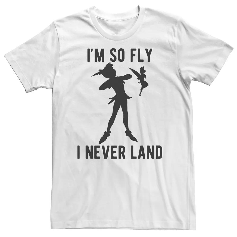 Big & Tall Disney Peter Pan Tinkerbell I'm So Fly I Never Land Tee, Men's,  Product Image