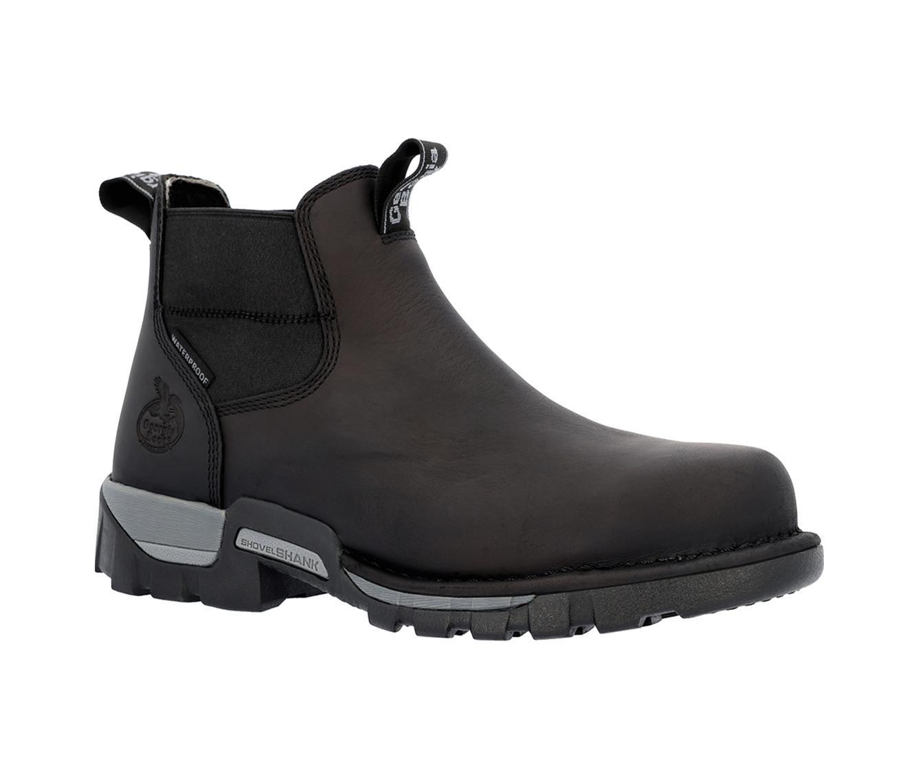 Men's Georgia Boot Eagle One Steel Toe Waterproof Chelsea Work Boots Product Image
