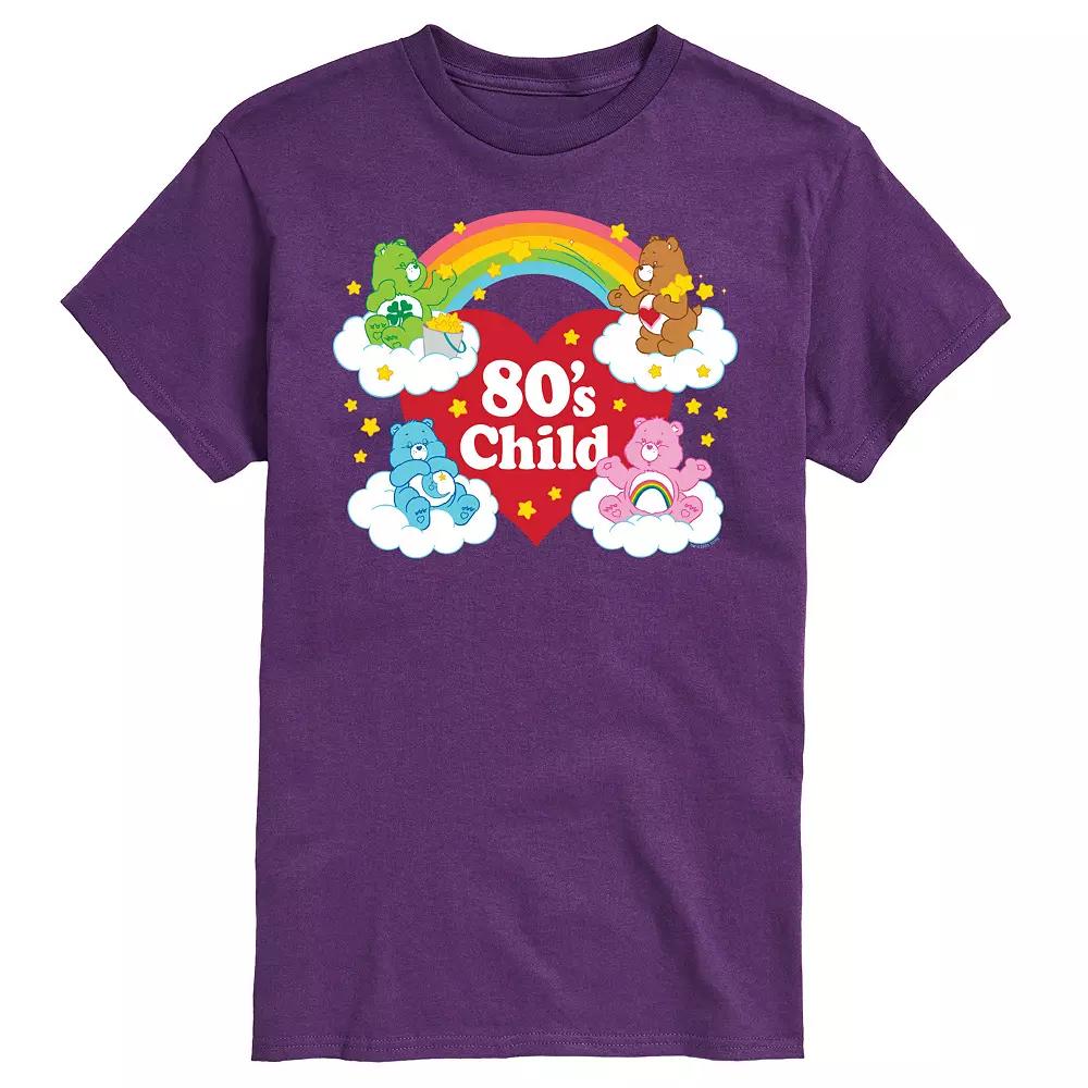 Big & Tall Care Bears 80s Child Graphic Tee, Men's,  Product Image
