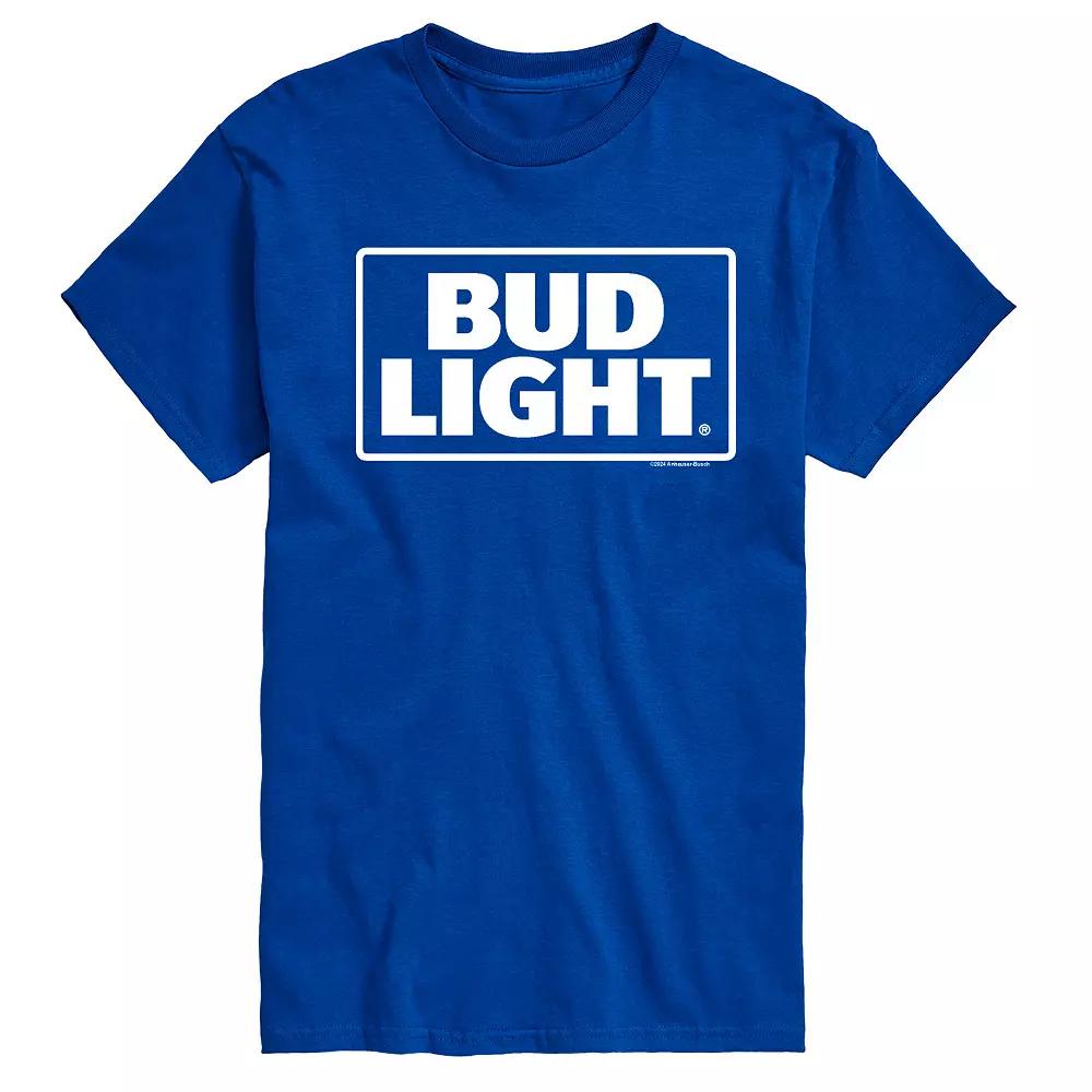 Big & Tall Bud Light Logo Graphic Tee, Men's,  Product Image