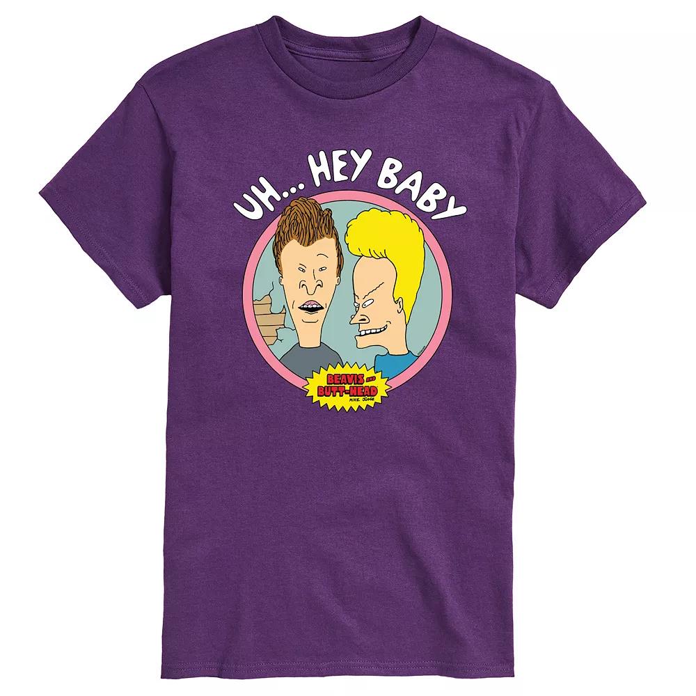 Men's Beavis & Butthead Uh... Hey Baby Graphic Tee,  Product Image