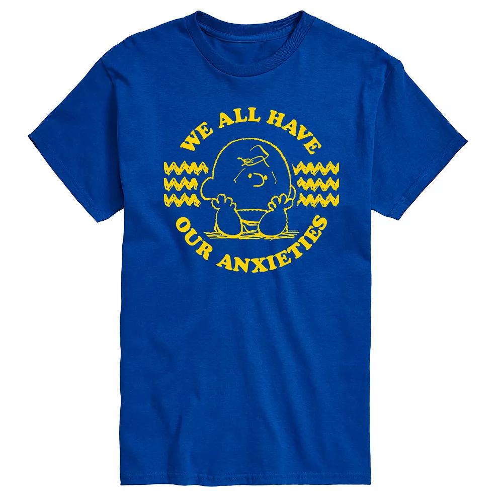Men's Peanuts We All Have Our Anxieties Graphic Tee,  Product Image