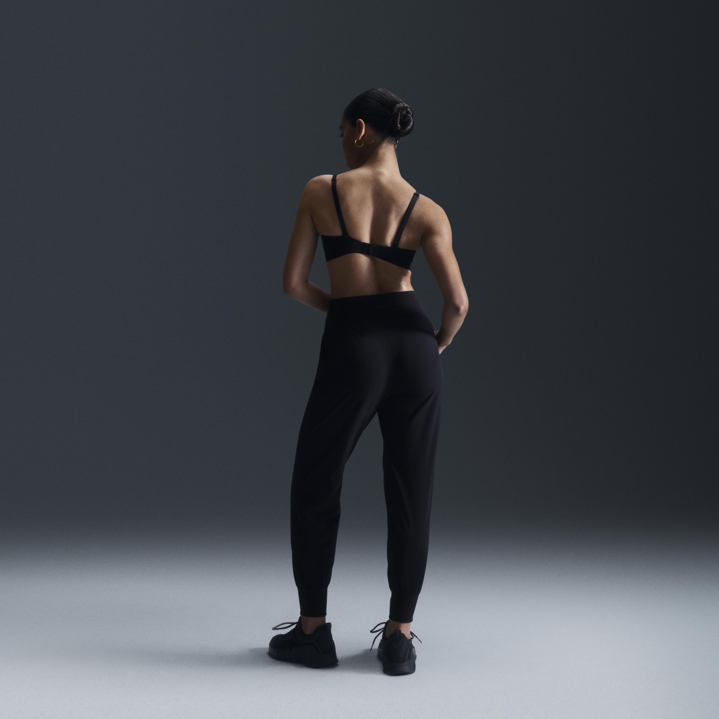 Nike Womens Dri-FIT Bliss Mid-Rise 7/8 Jogger Pants | DV9453-010 Product Image