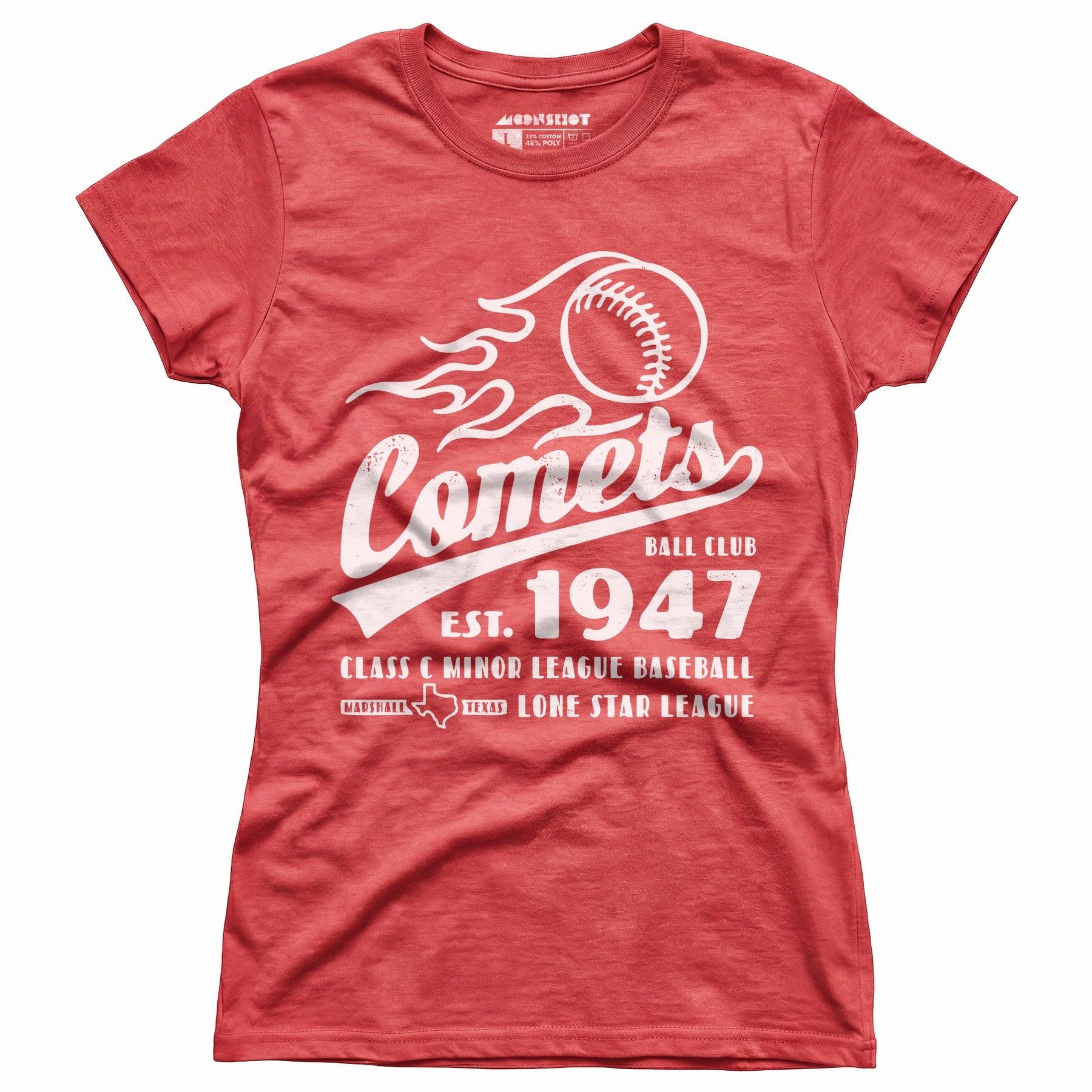 Marshall Comets - Texas - Vintage Defunct Baseball Teams - Women's T-Shirt Female Product Image