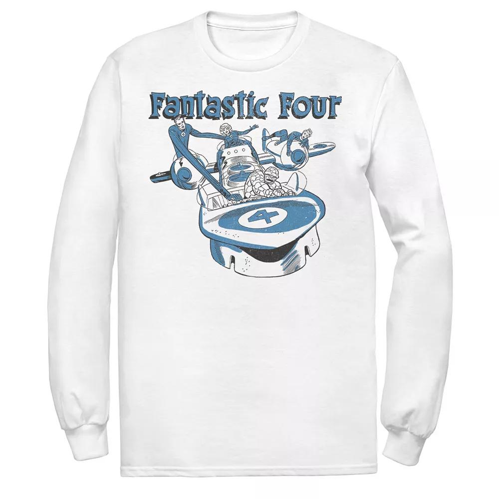 Men's Marvel Fantastic Four Group Shot Fantasticar Tee,  Product Image