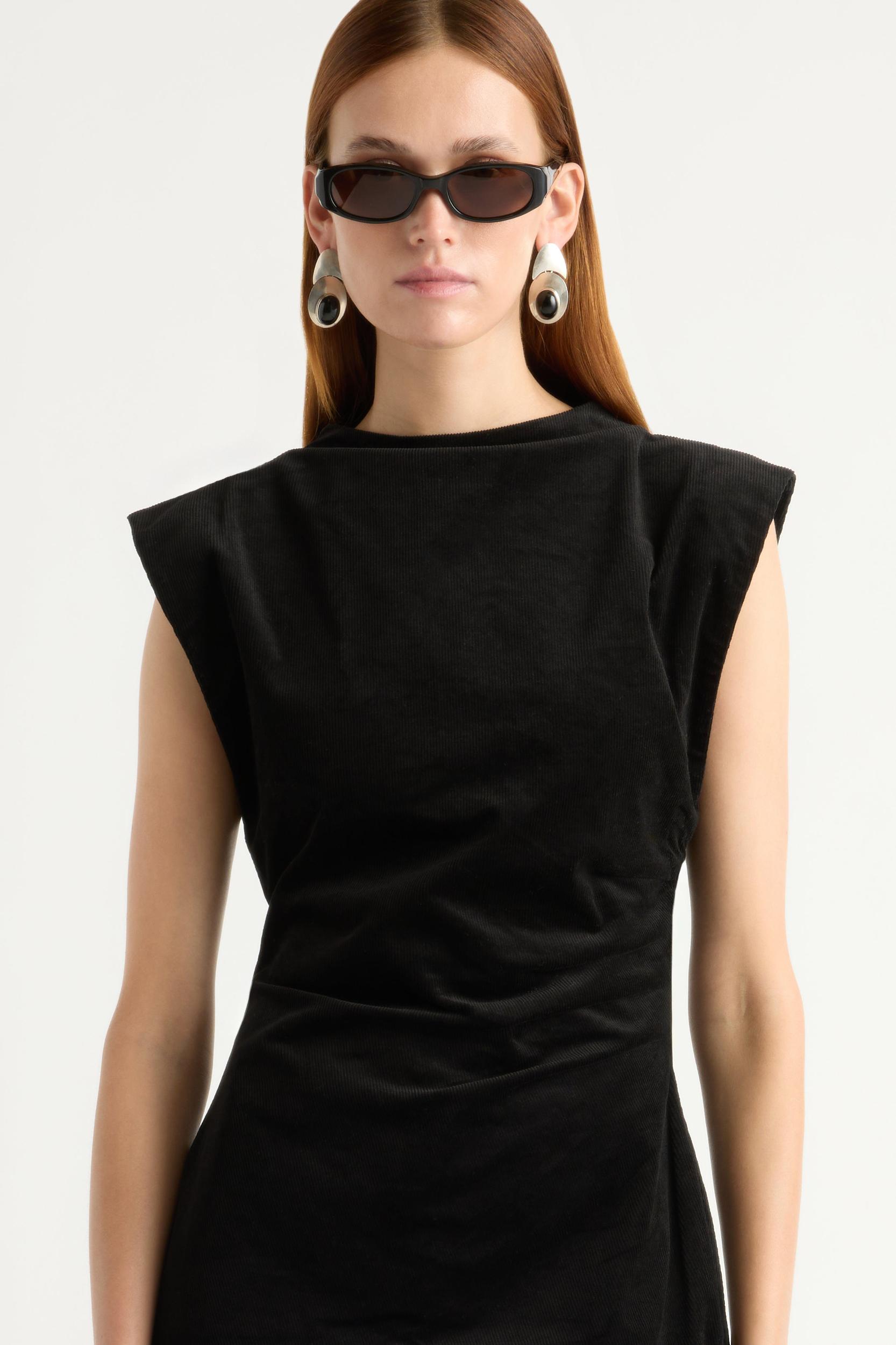 Cambria Structured Corduroy Dress Product Image