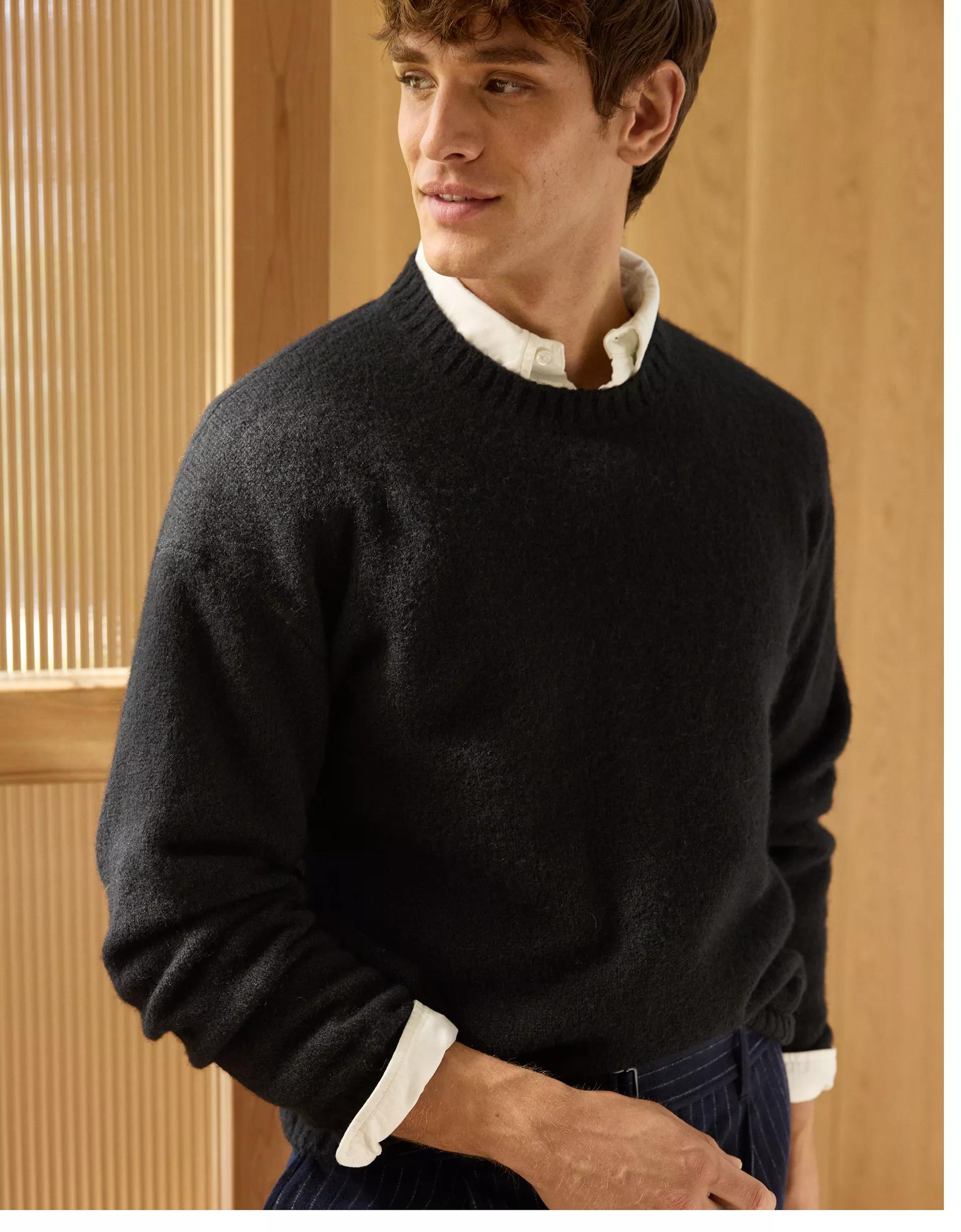 AE77 Premium Alpaca-Blend Sweater Product Image