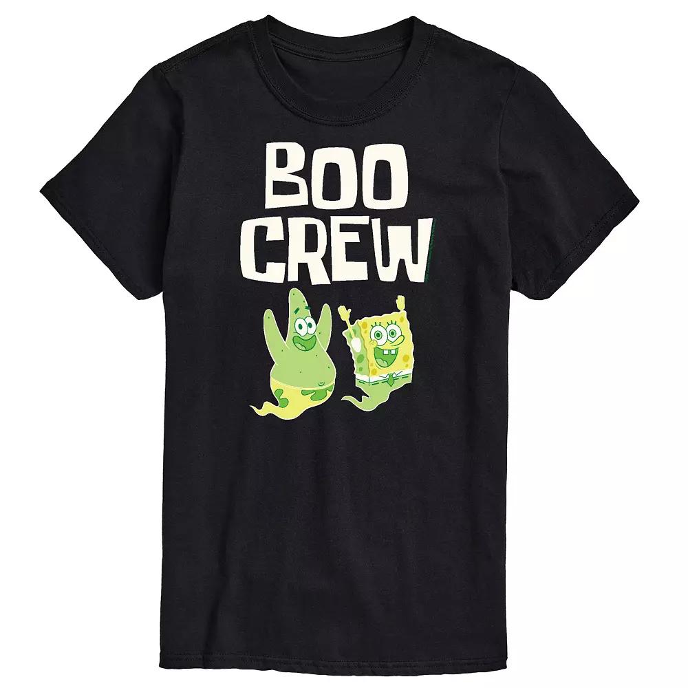 Big & Tall Spongebob Boo Crew Graphic Tee, Men's,  Product Image