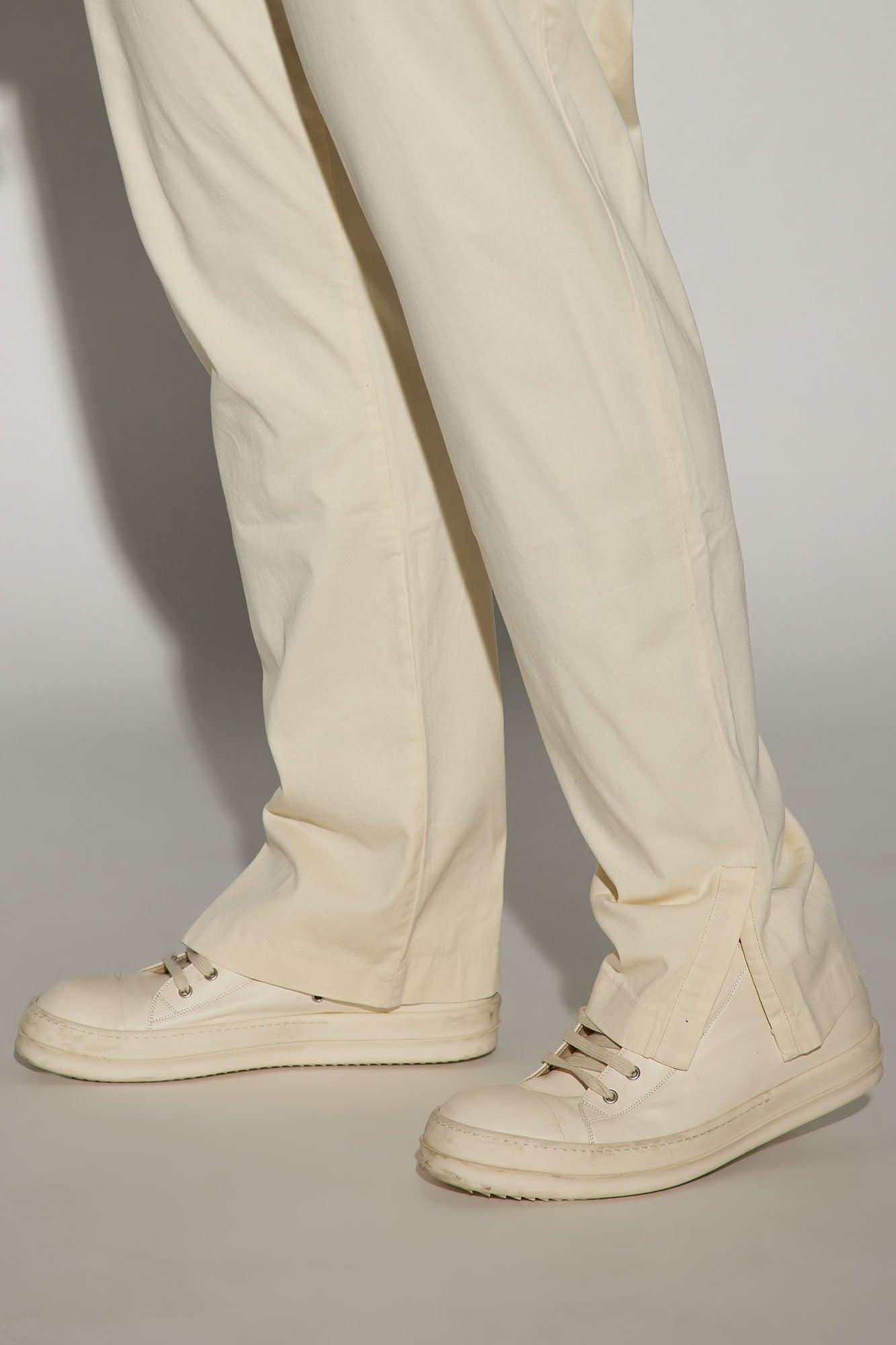 Mac Slim Slit Trousers - Off White Product Image