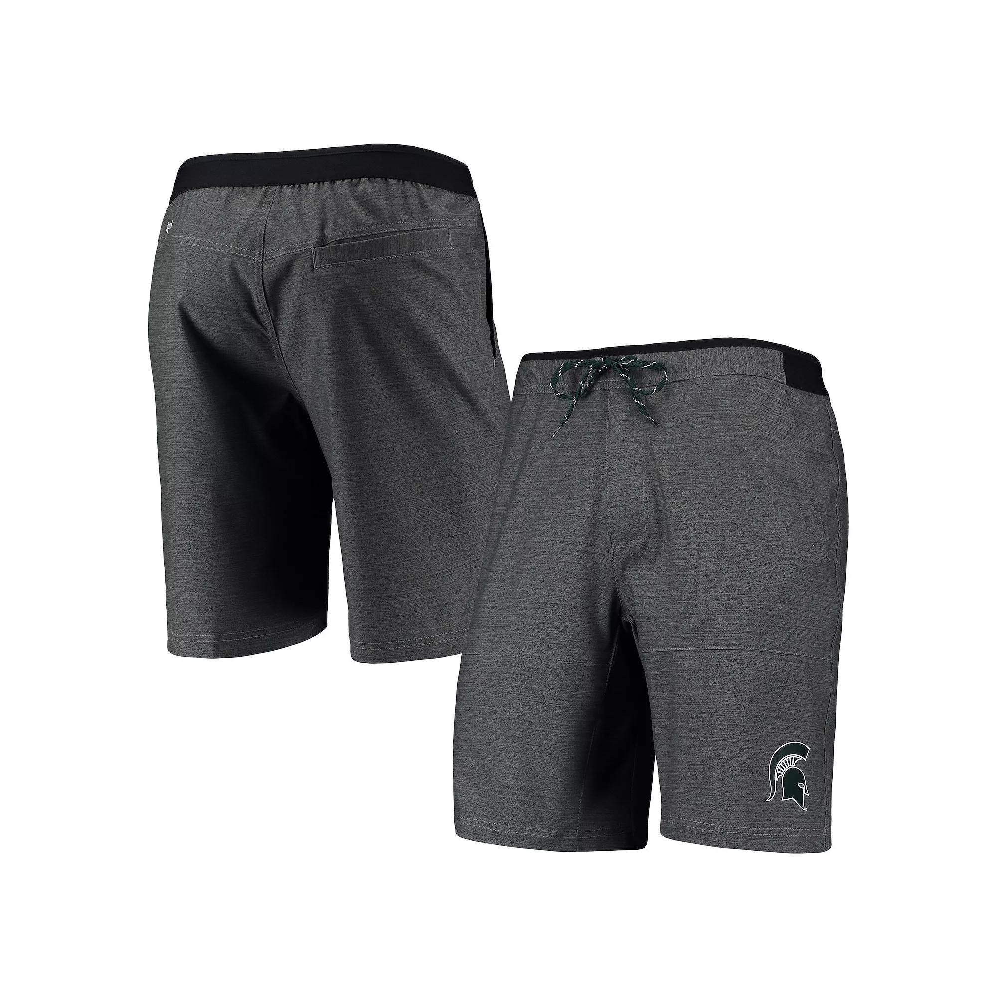 Men's Columbia Gray Michigan State Spartans Twisted Creek Omni-Shield Shorts,  Product Image