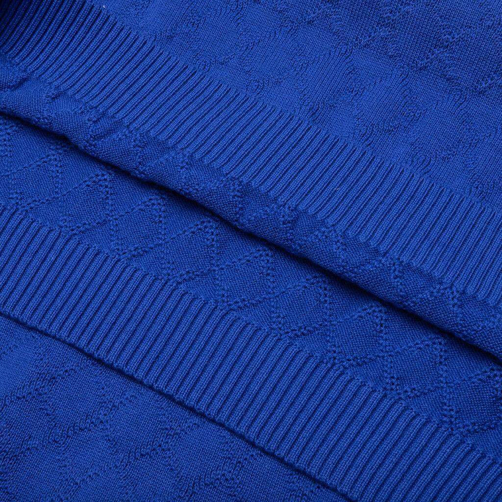 Hogan Pointelle Raglan Sleeve Sweater Polo - Coral Male Product Image