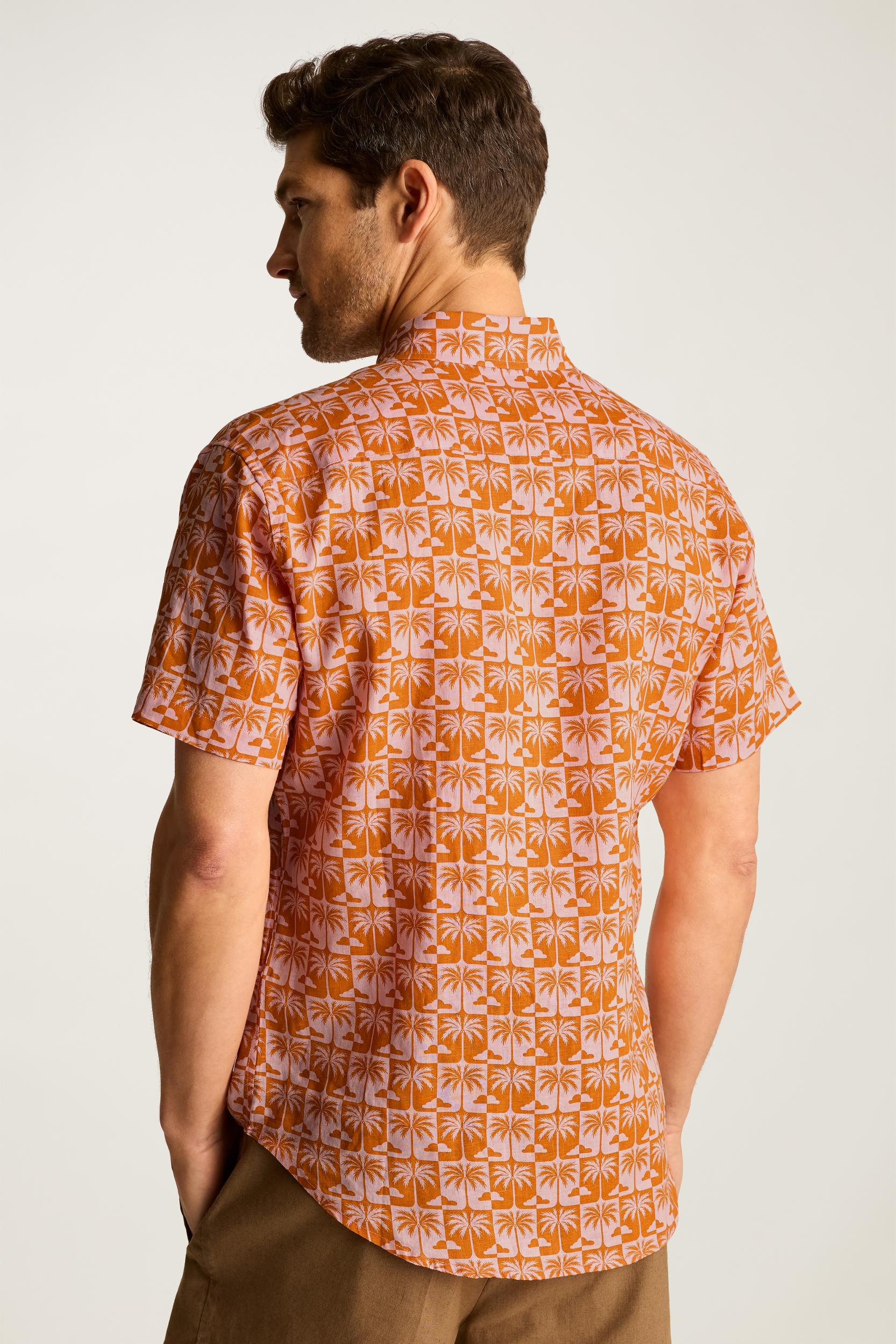 Riviera Linen Short Sleeve Shirt Product Image