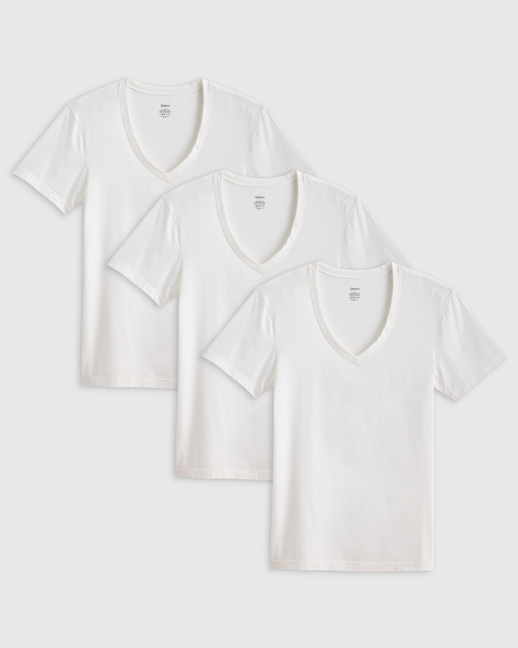 Quince | Men's Soft Stretch V-Neck Undershirt Tencel Product Image