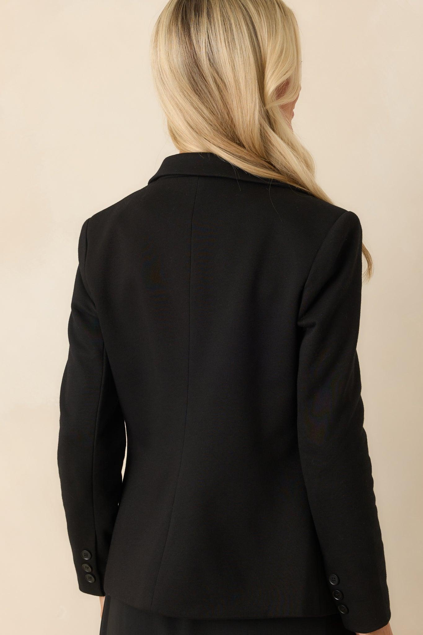 Hidden Reflections Black Blazer Product Image