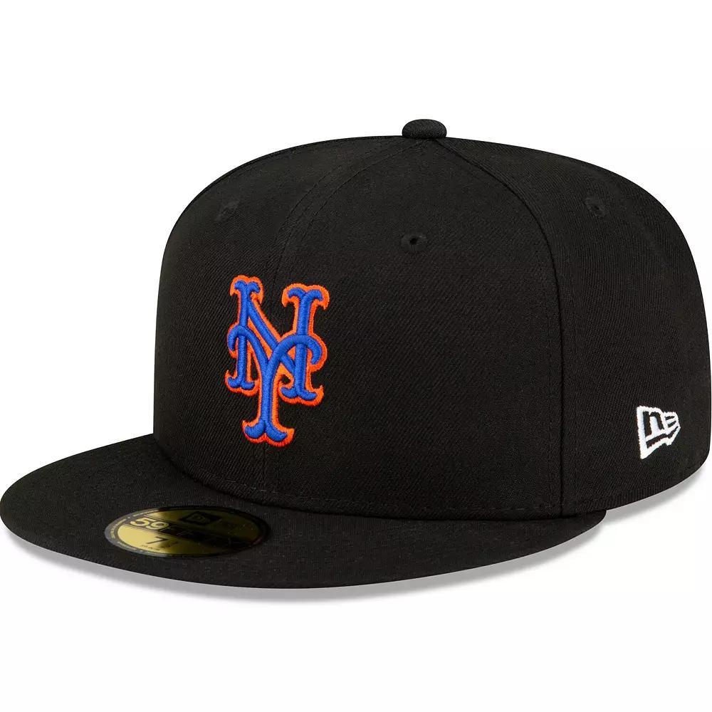 Men's New Era  Black New York Mets Authentic Collection Alternate On-Field 59FIFTY Fitted Hat, Size: 8 Product Image