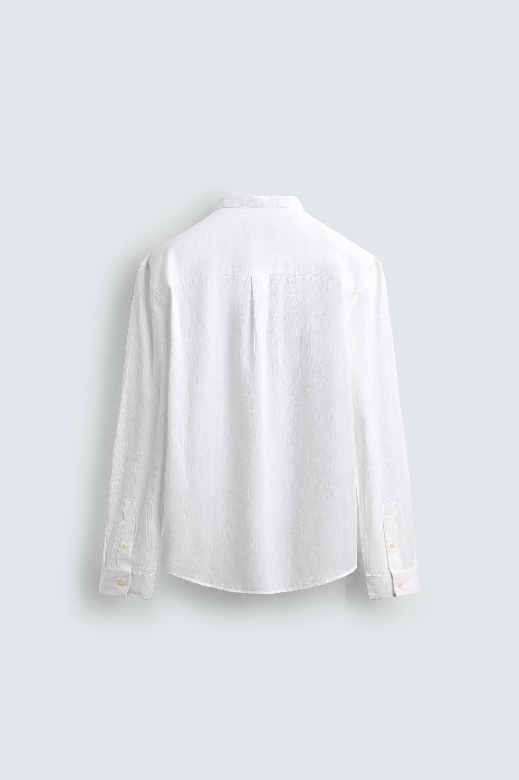 WRINKLE EFFECT POLO SHIRT Product Image