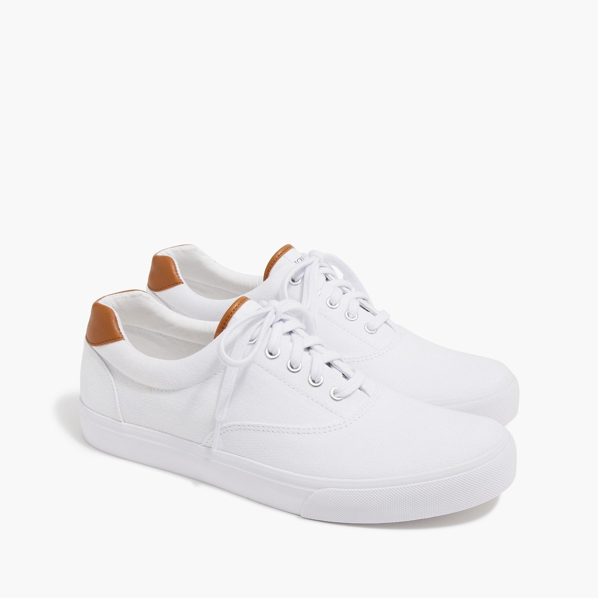 Canvas lace-up sneakers Product Image