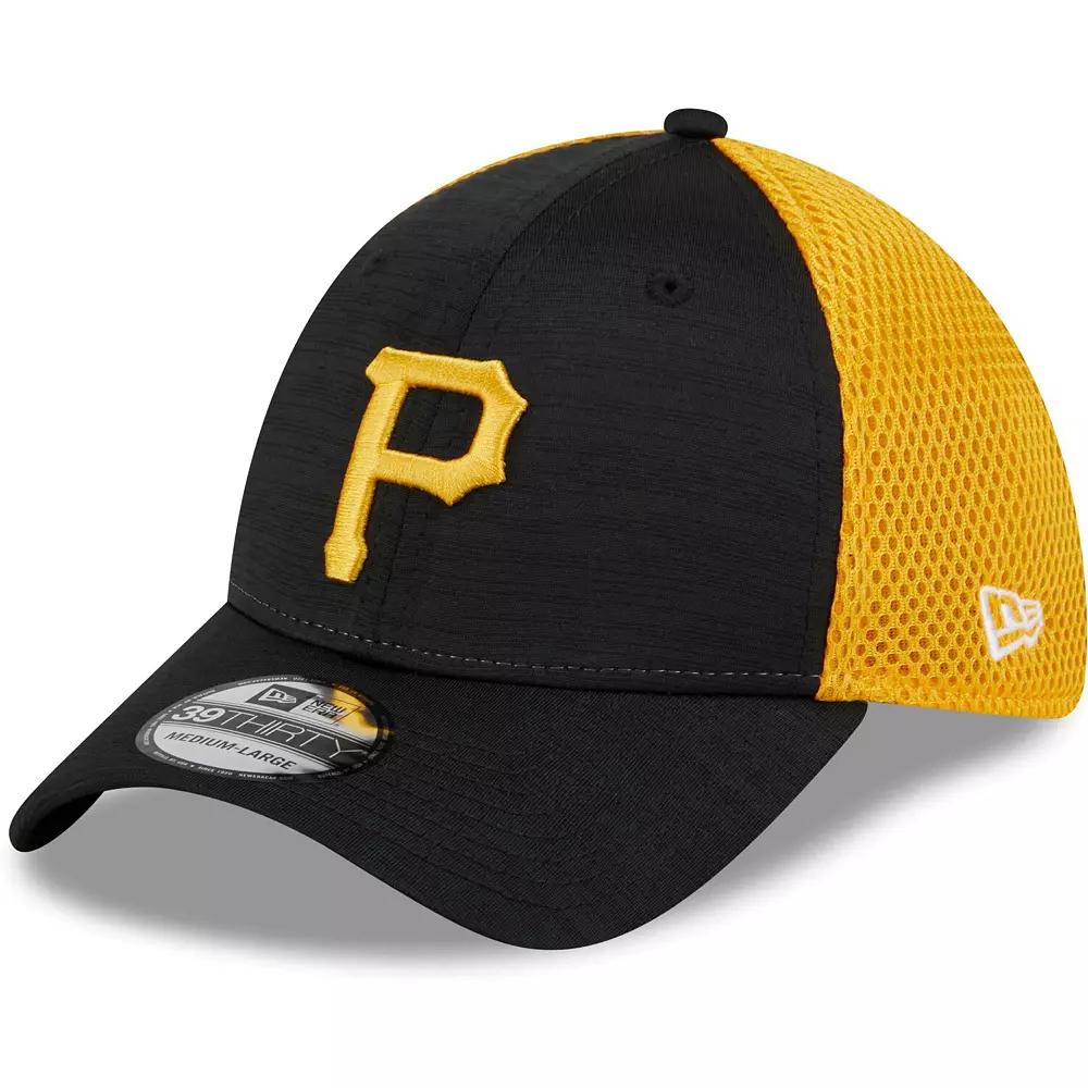 Men's New Era Black Pittsburgh Pirates Neo 39THIRTY Flex Hat, Size: Large/XL Product Image