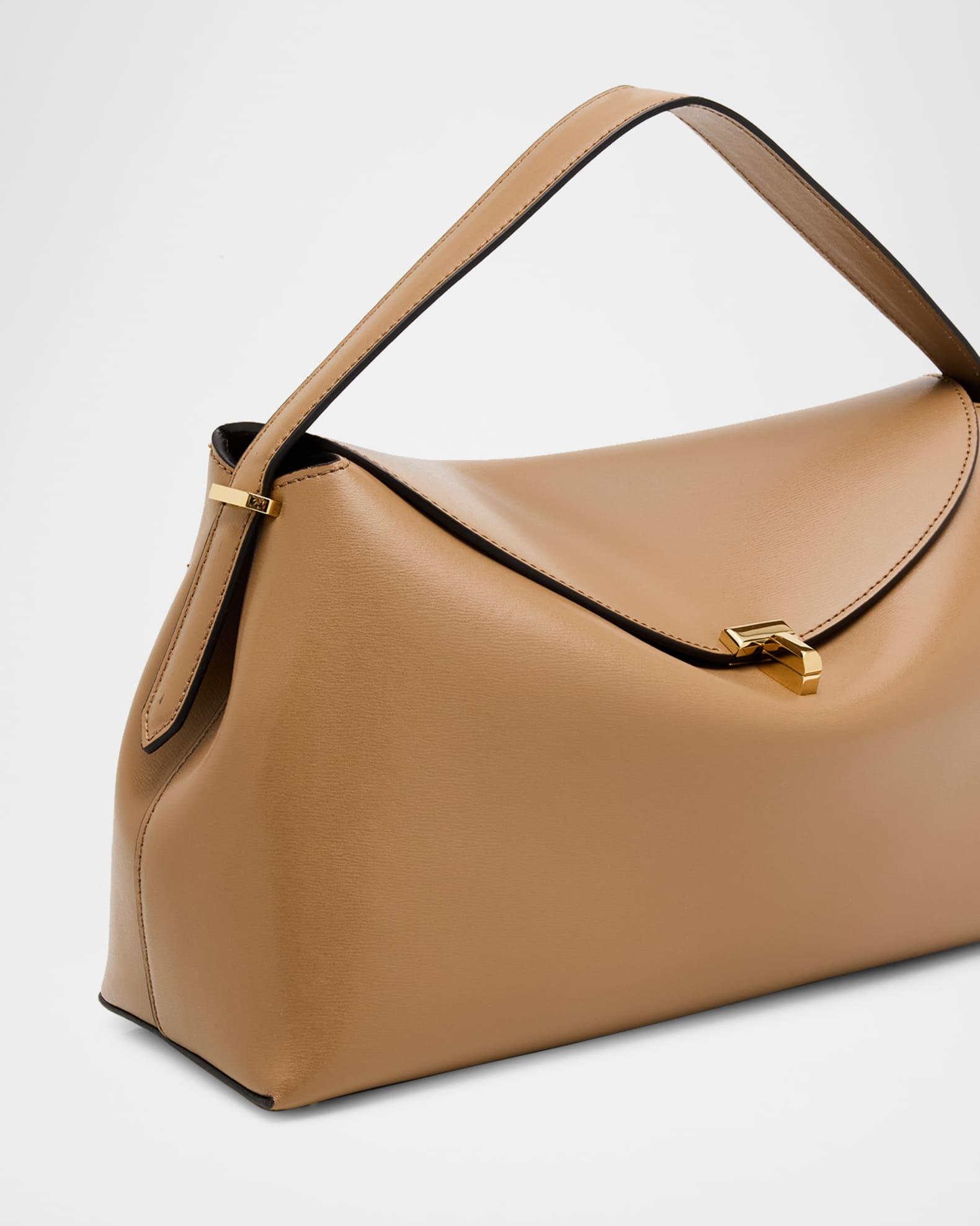 T-Lock Leather Top-Handle Bag Product Image