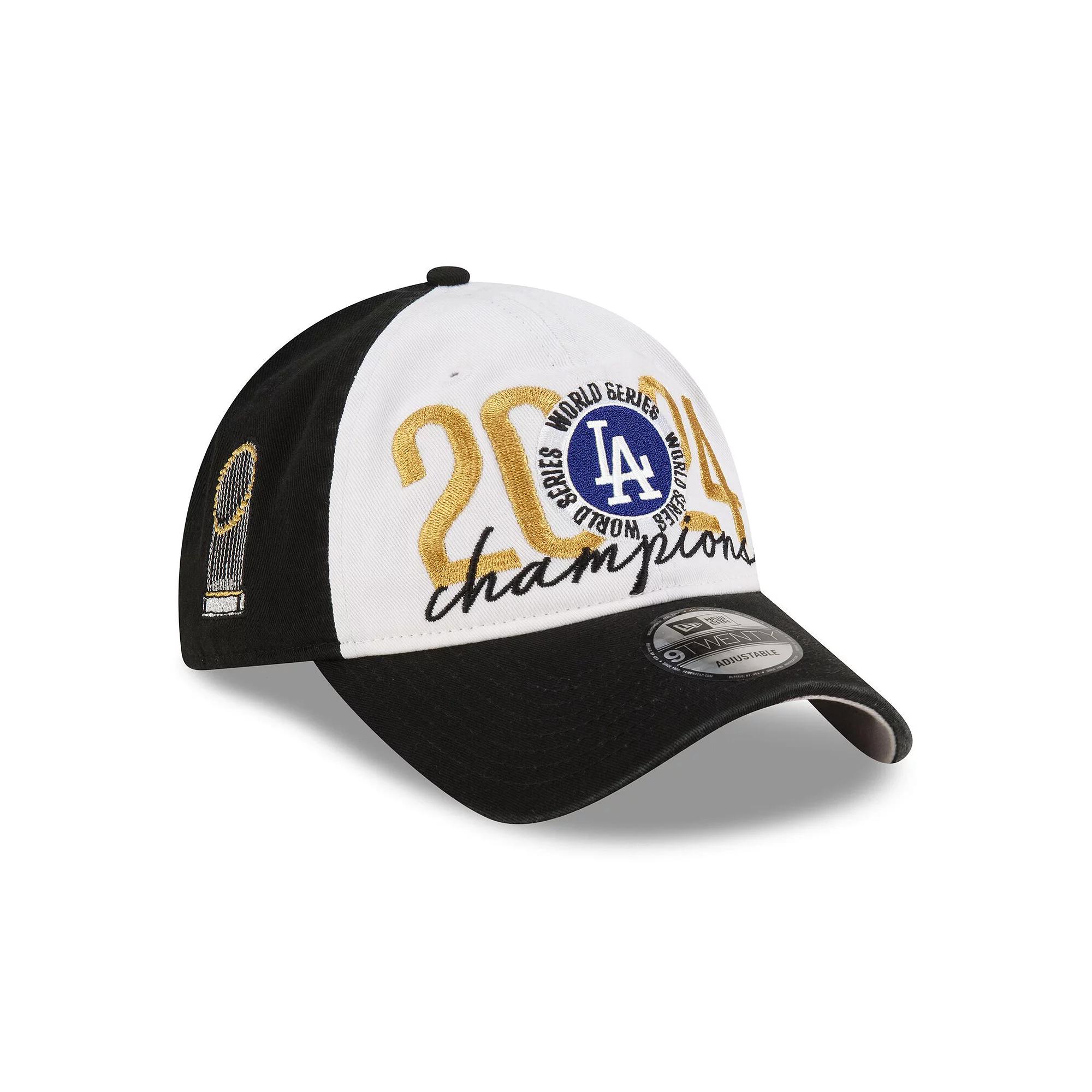 Men's New Era Black Los Angeles Dodgers 2024 World Series Champions 9TWENTY Adjustable Hat Product Image
